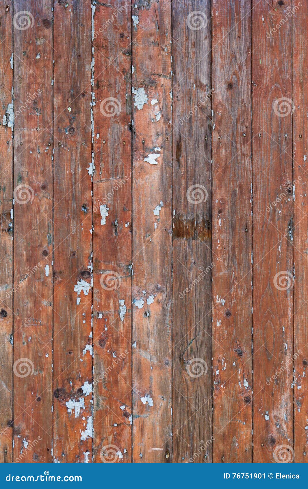 Wall Of The Old Boards RoyaltyFree Stock Photo