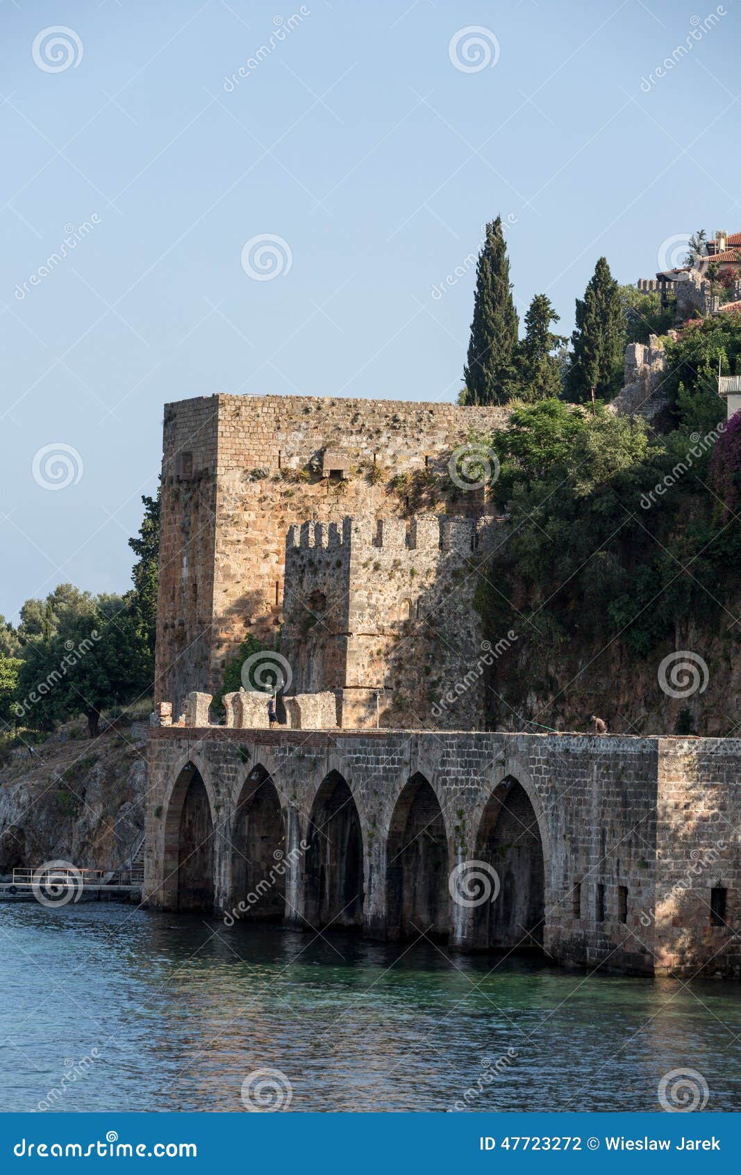 Wall Of The Old Fortress In Alanya Stock Photo Image Of Alanya