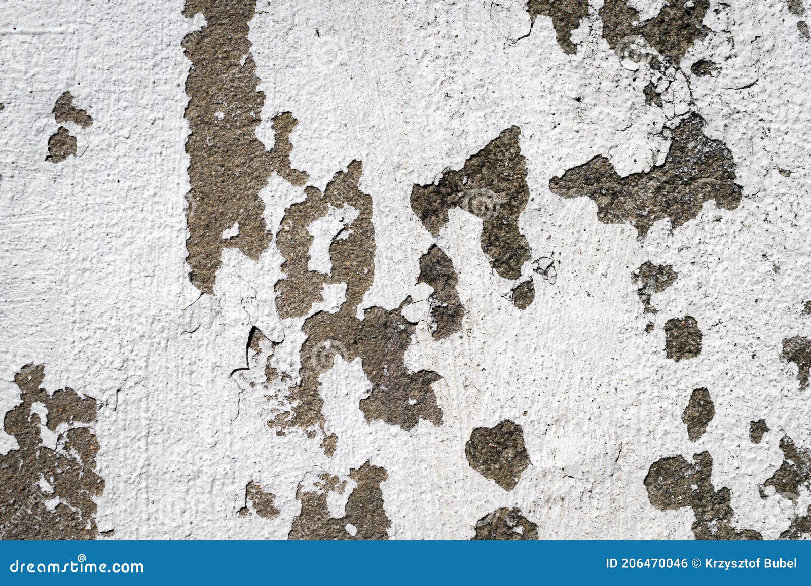 Wall with Old White Paint Peeling Off Stock Photo Image of design
