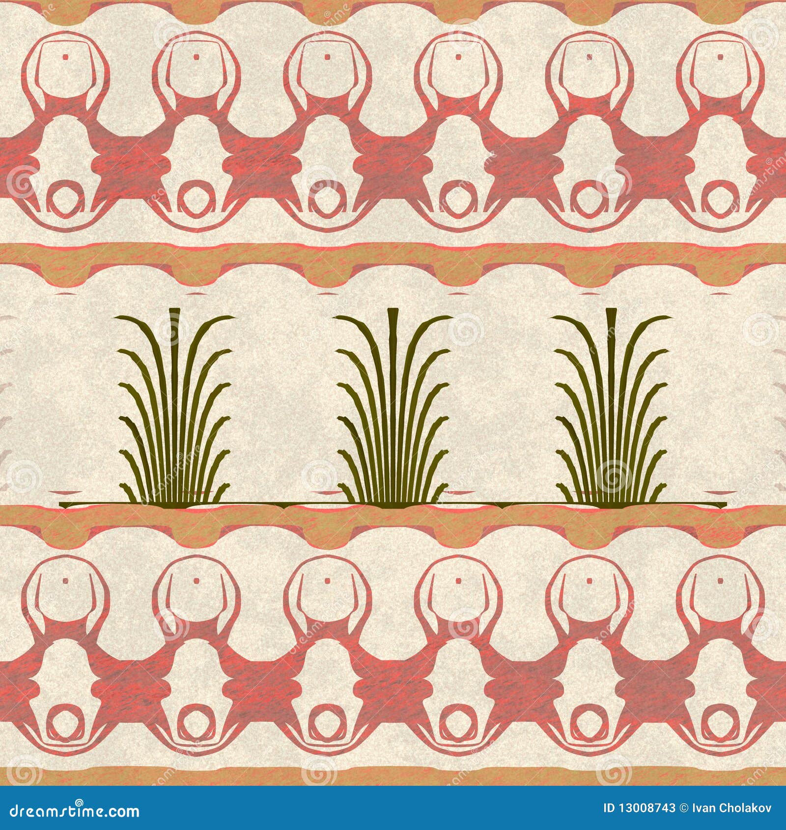 Wall ornament stock illustration. Illustration of pattern 13008743