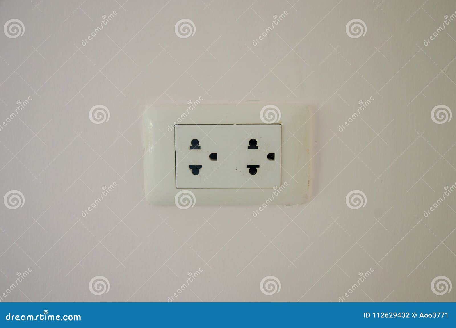 Wall outlet stock photo. Image of electronics, modern 112629432