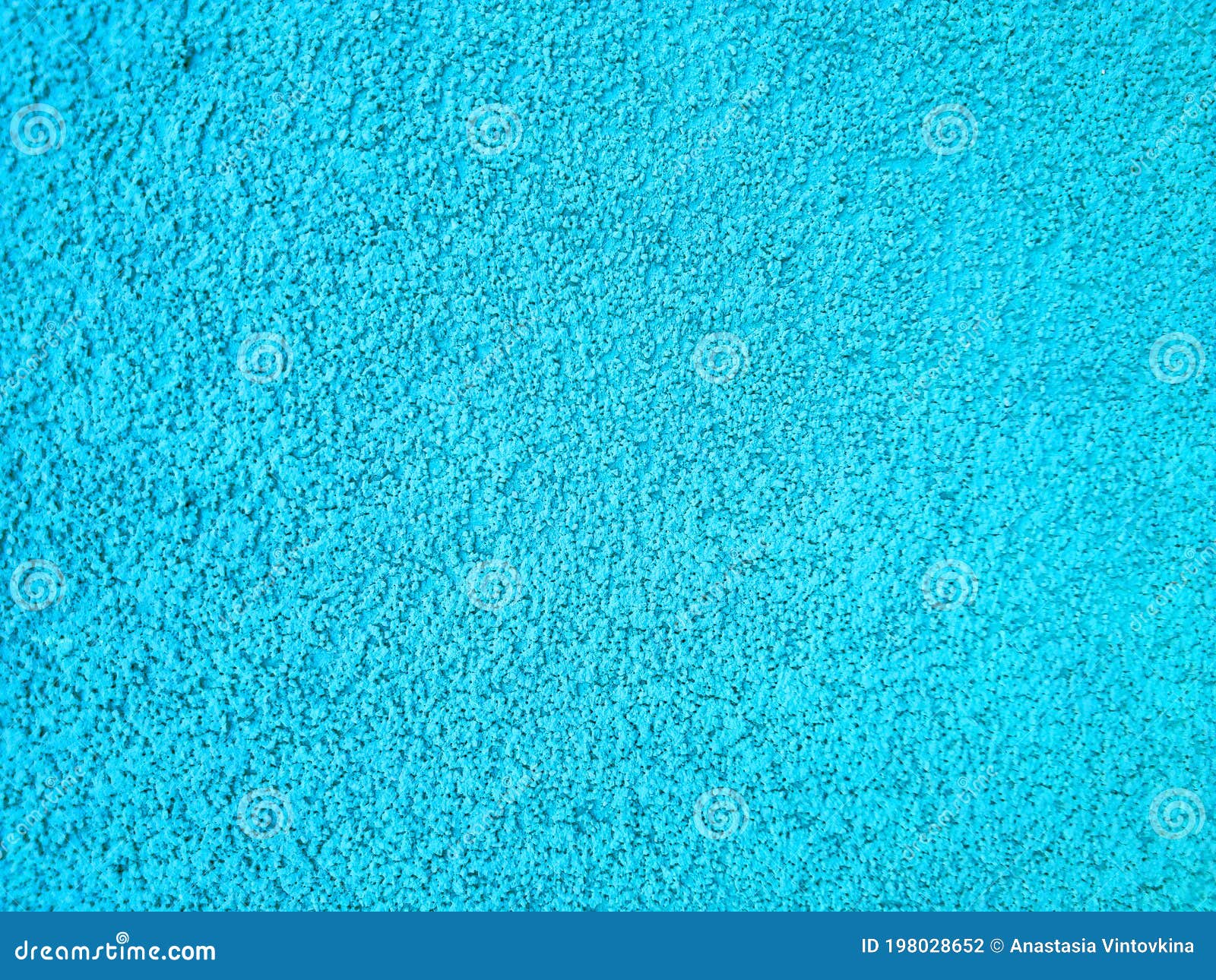 Texture of a Concrete Wall Painted with Blue Paint for the Background