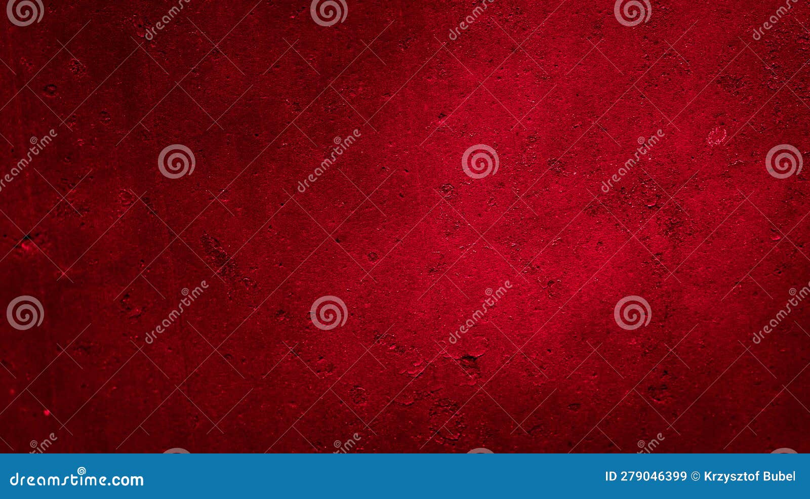 Wall Painted with Red Paint with an Interesting Texture Stock Image