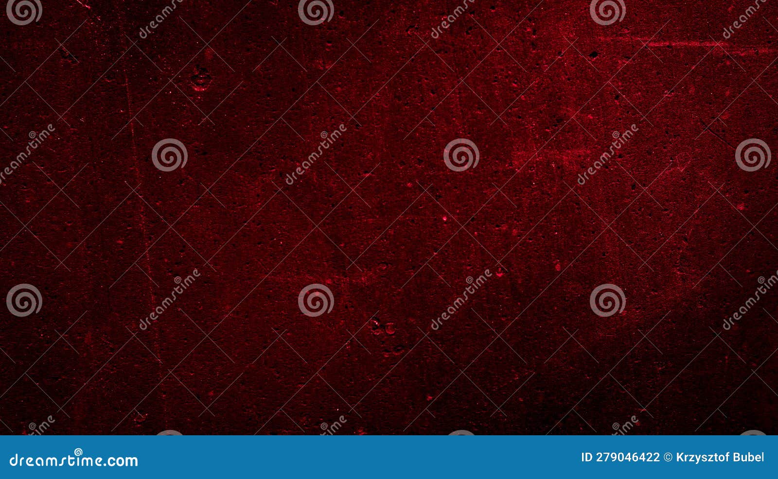 Wall Painted with Red Paint with an Interesting Texture Stock Photo