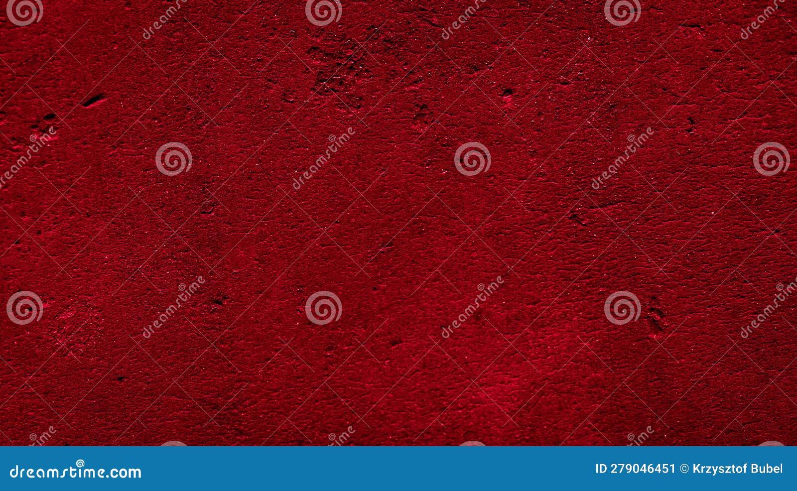 Wall Painted with Red Paint with an Interesting Texture Stock Image