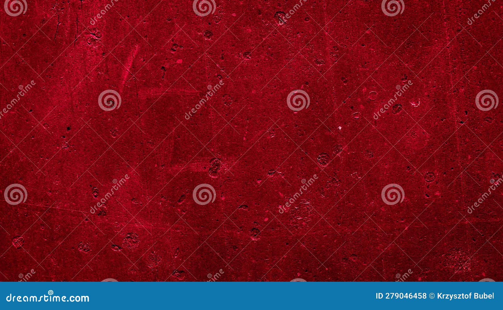 Wall Painted with Red Paint with an Interesting Texture Stock Photo