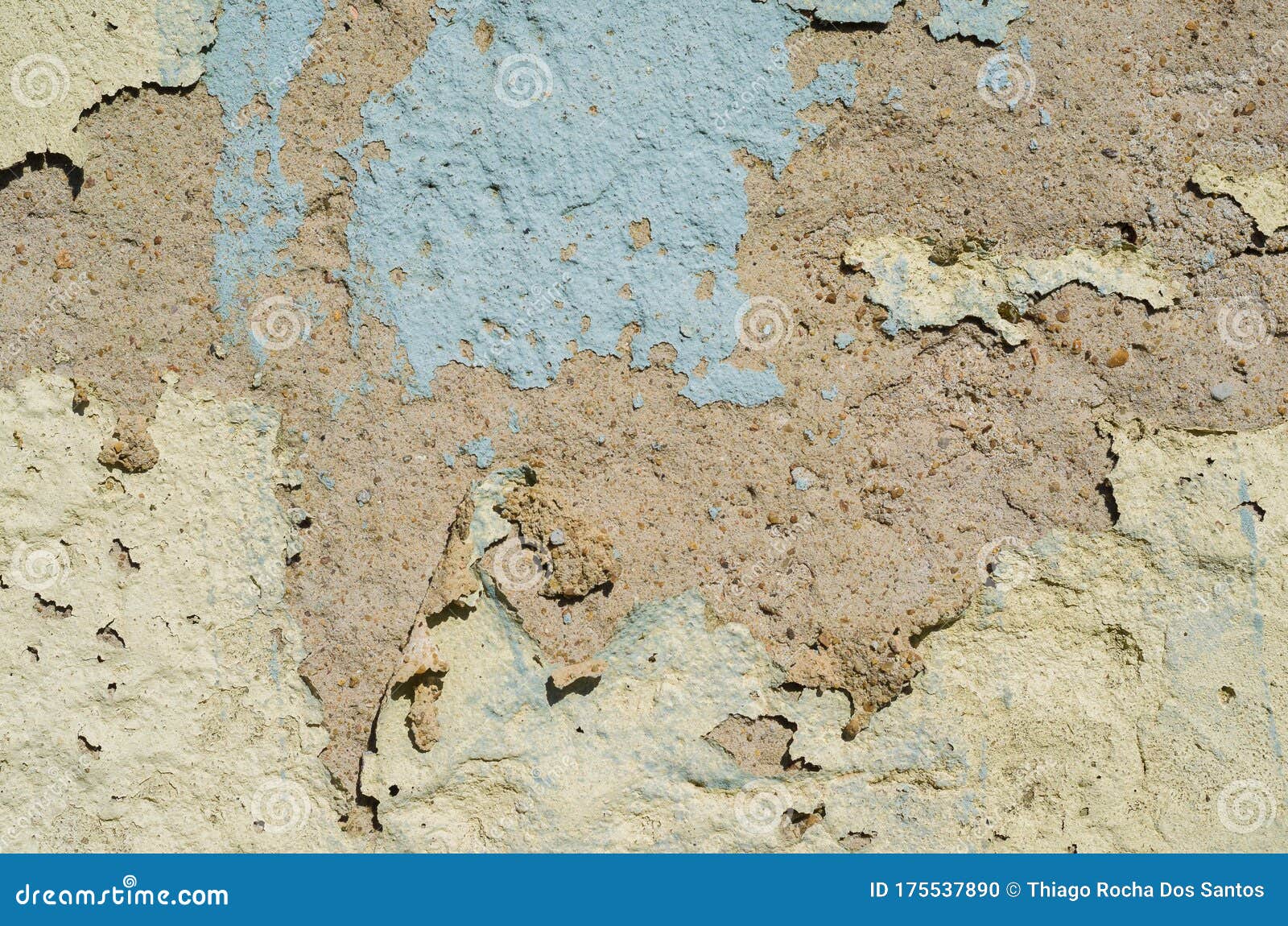 Wall with Peeling Paint, Paint Problem. Inadequate Paint System, Water