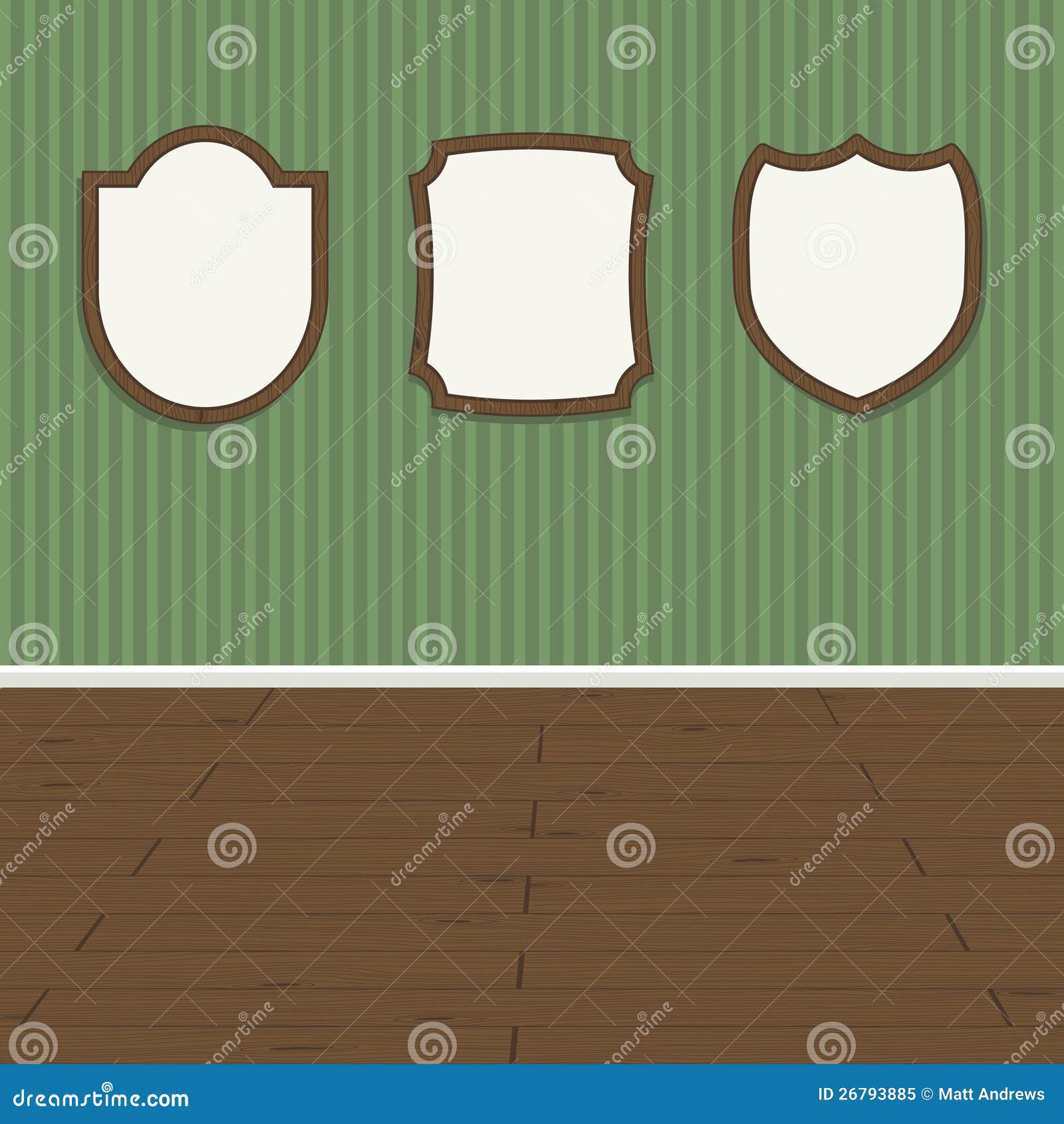 Wall plaques stock vector. Illustration of graphic, stripe 26793885