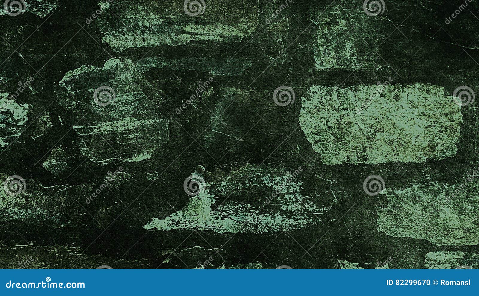 Wall Texture in Green Color Stock Illustration Illustration of