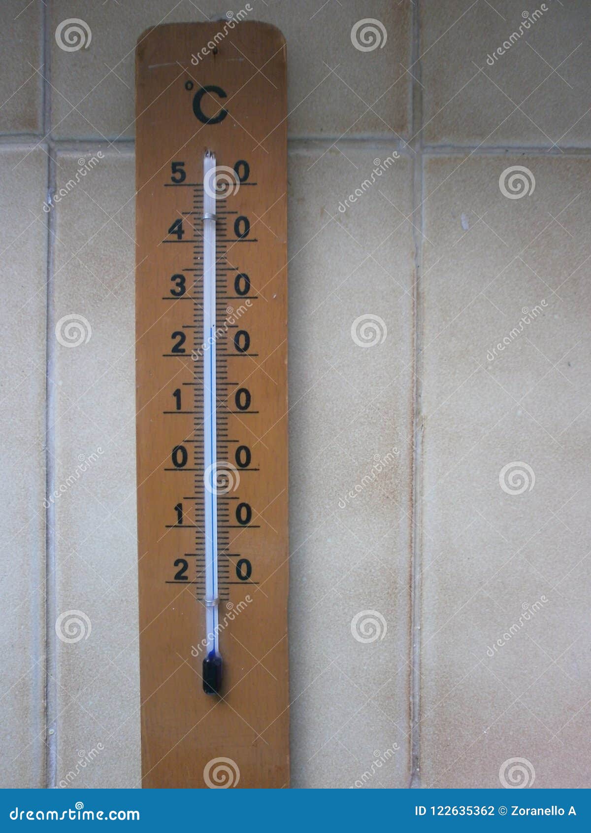 Wall thermometers stock photo. Image of degrees, outdoor 122635362