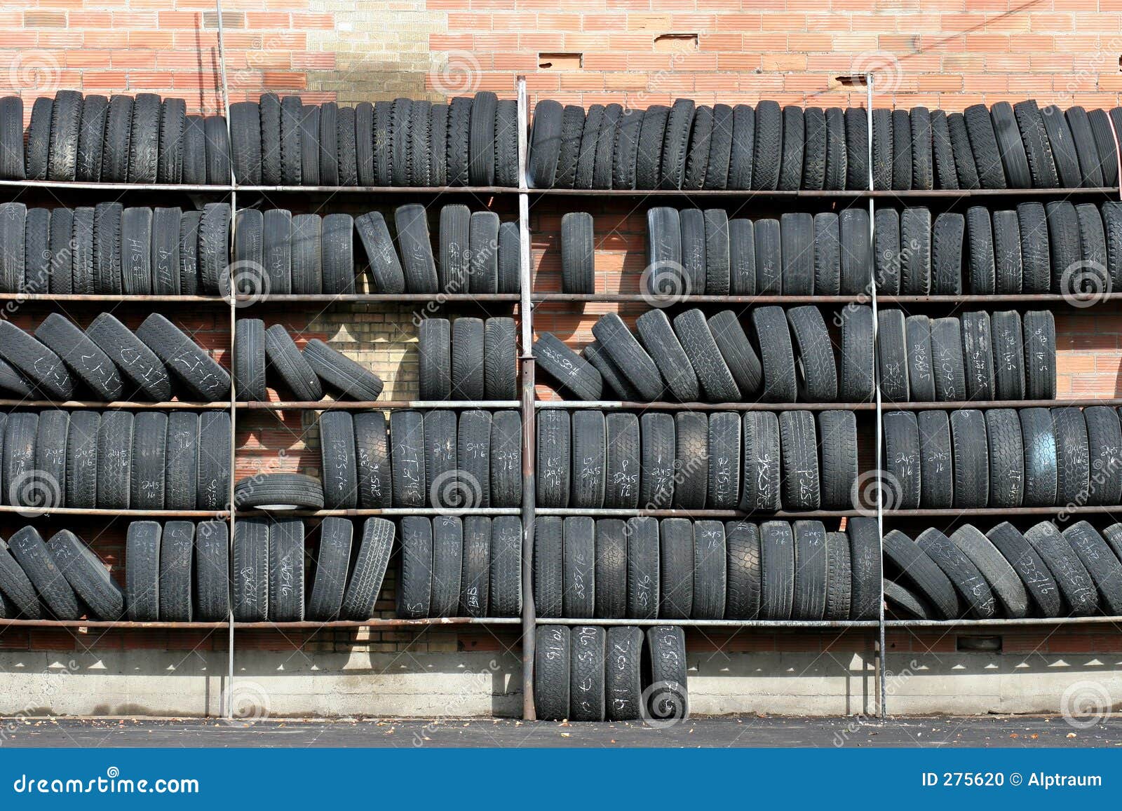 Wall of tires stock photo. Image of auto, industrial, round 275620