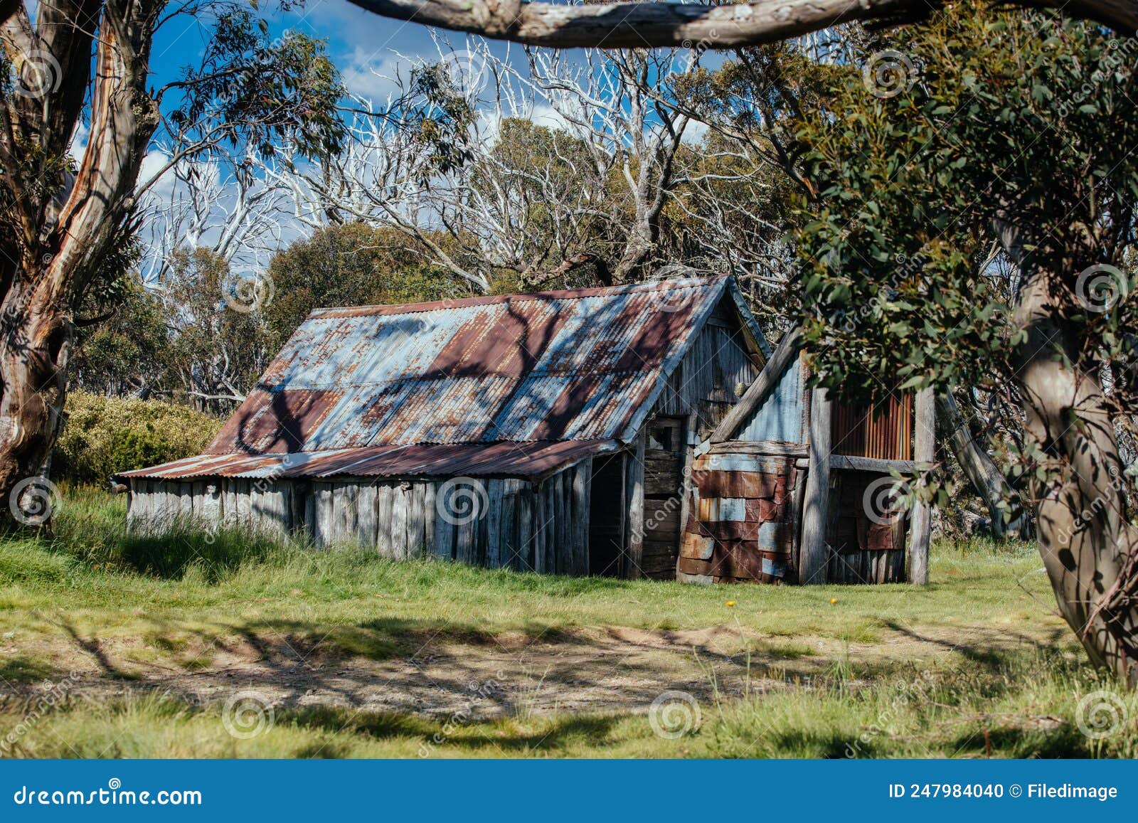 wallace hut near falls creek in australia