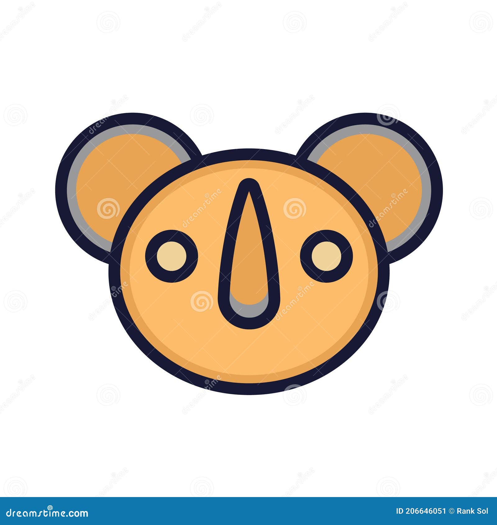 Wallaroo Isolated Vector Icon that Can Be Easily Modified or Edited
