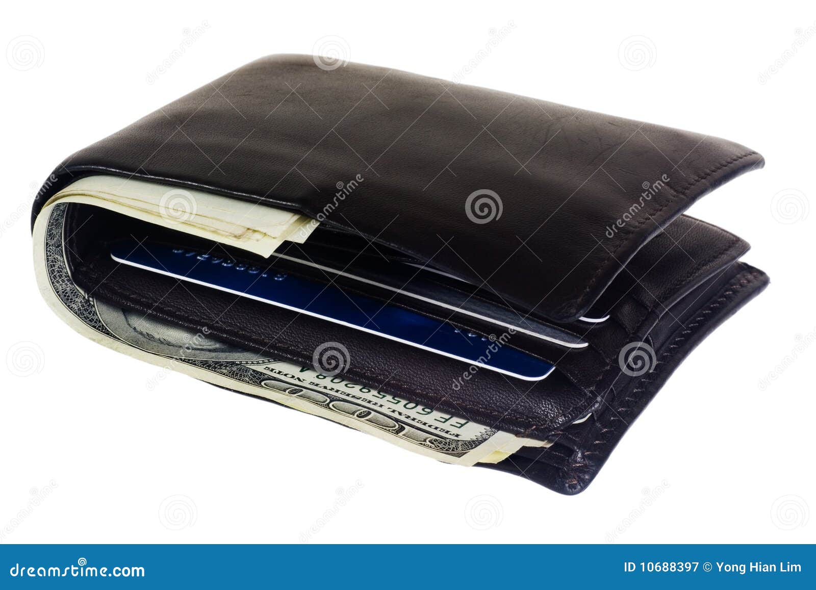 Cash loan in a wallet pixel perfect editable Vector Image