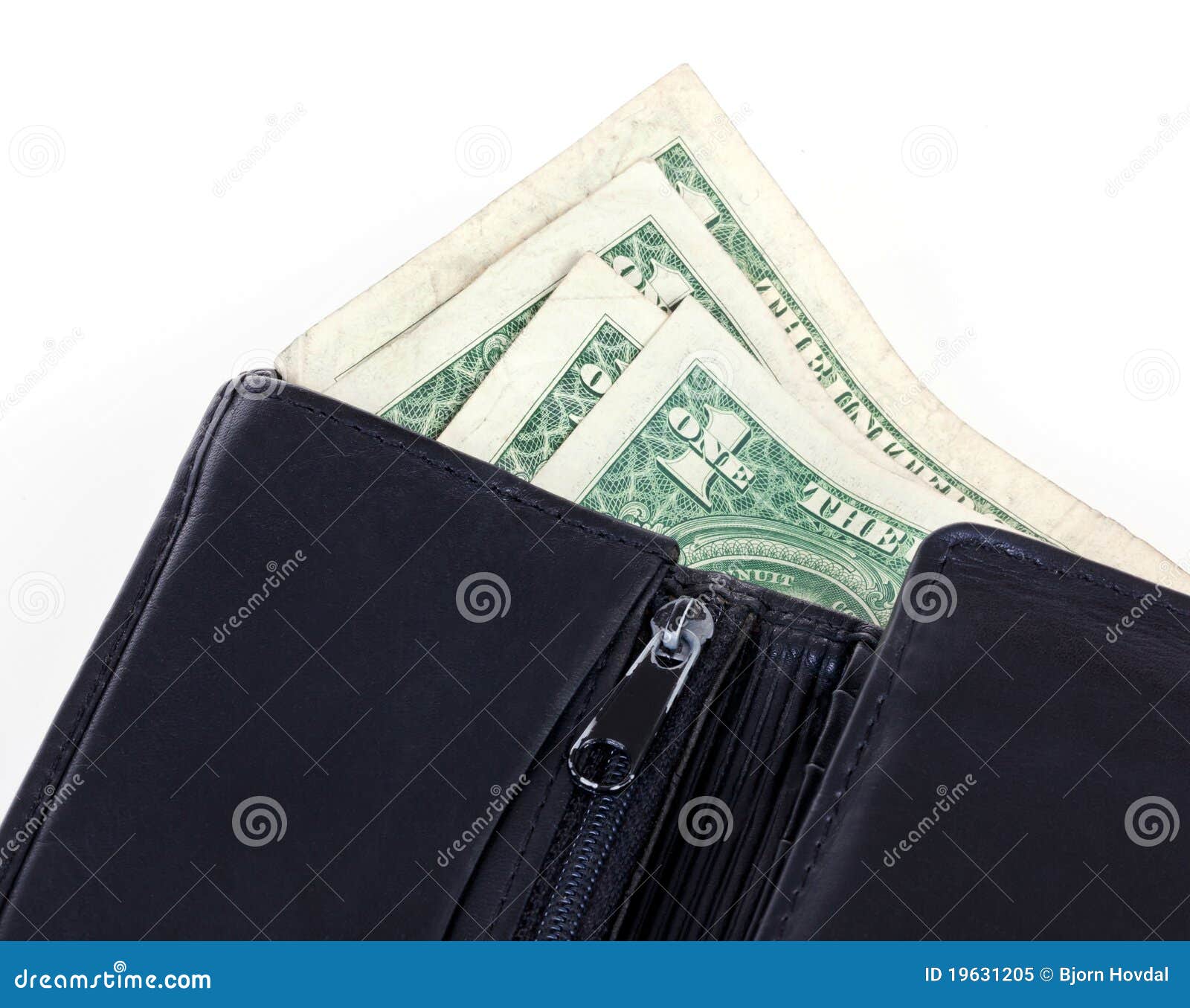 Wallet with money stock image. Image of wealth, finance - 19631205