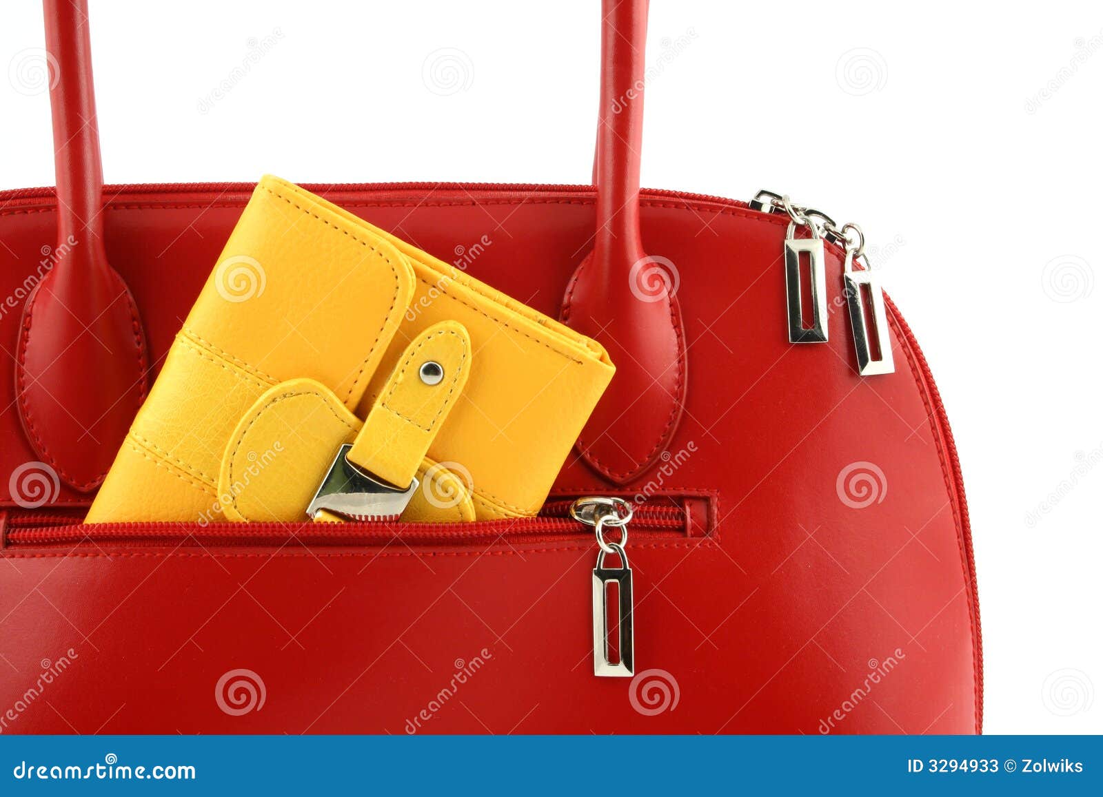 Wallet in a pocket stock image. Image of woman, zipper - 3294933