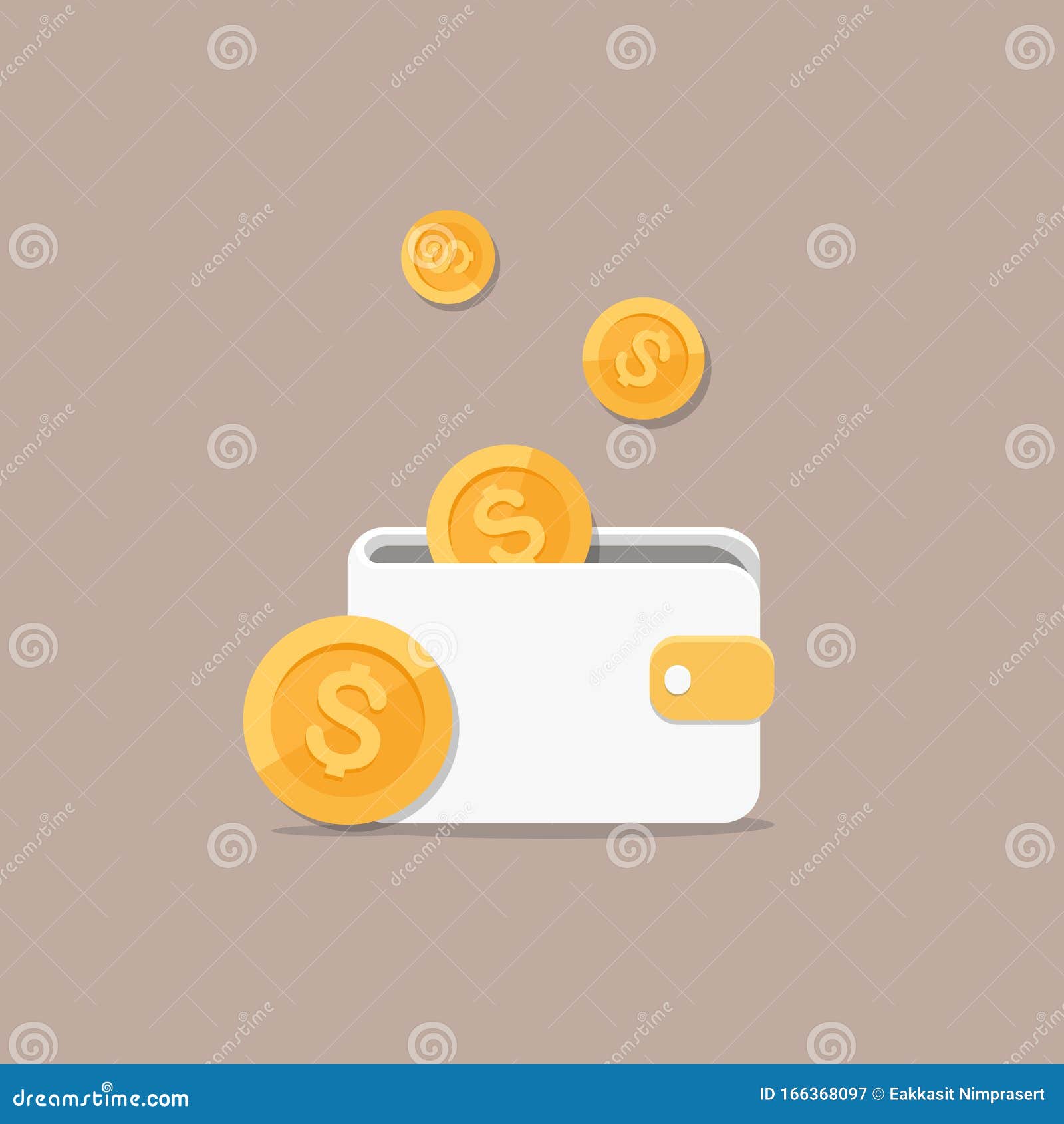 Wallets Und Munzen E Bezahlung Bargeld Ruckerstattung Vektor Illustrator Konzept Stack Von Munzen Und Geldborsen Stock Abbildung Illustration Von Bezahlung Stack