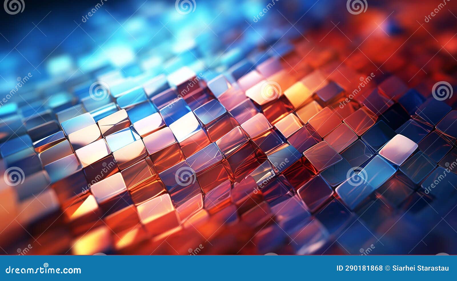 The Wallpaper Background is Made of Abstract Materials, the Patterns are Made of Multicolored