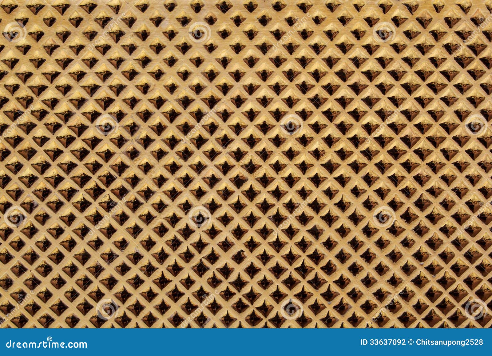 Wallpaper Background Pattern Gold Wall. Stock Photography - Image: 33637092