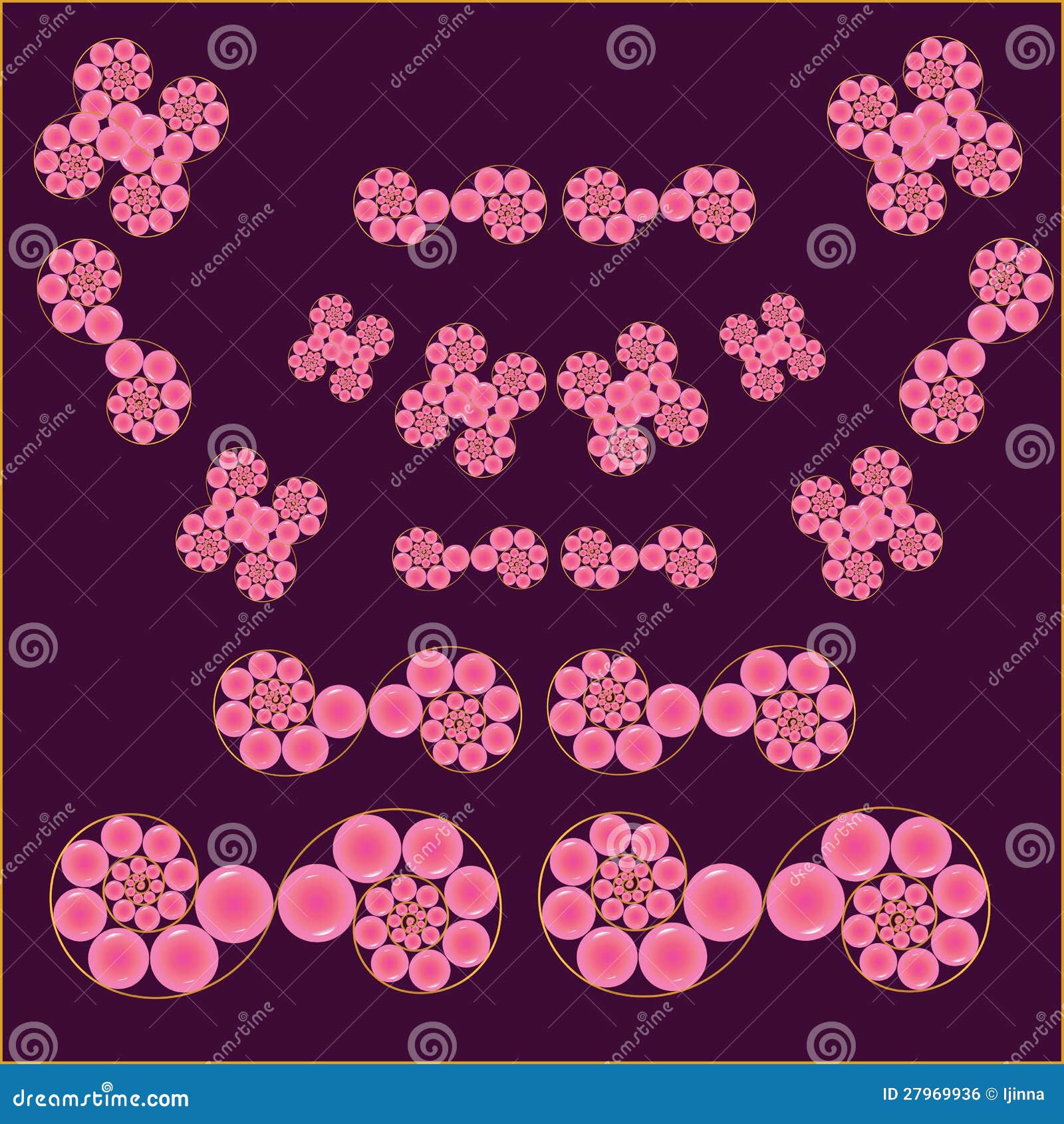 Wallpaper from beads stock vector. Illustration of jewelry - 27969936