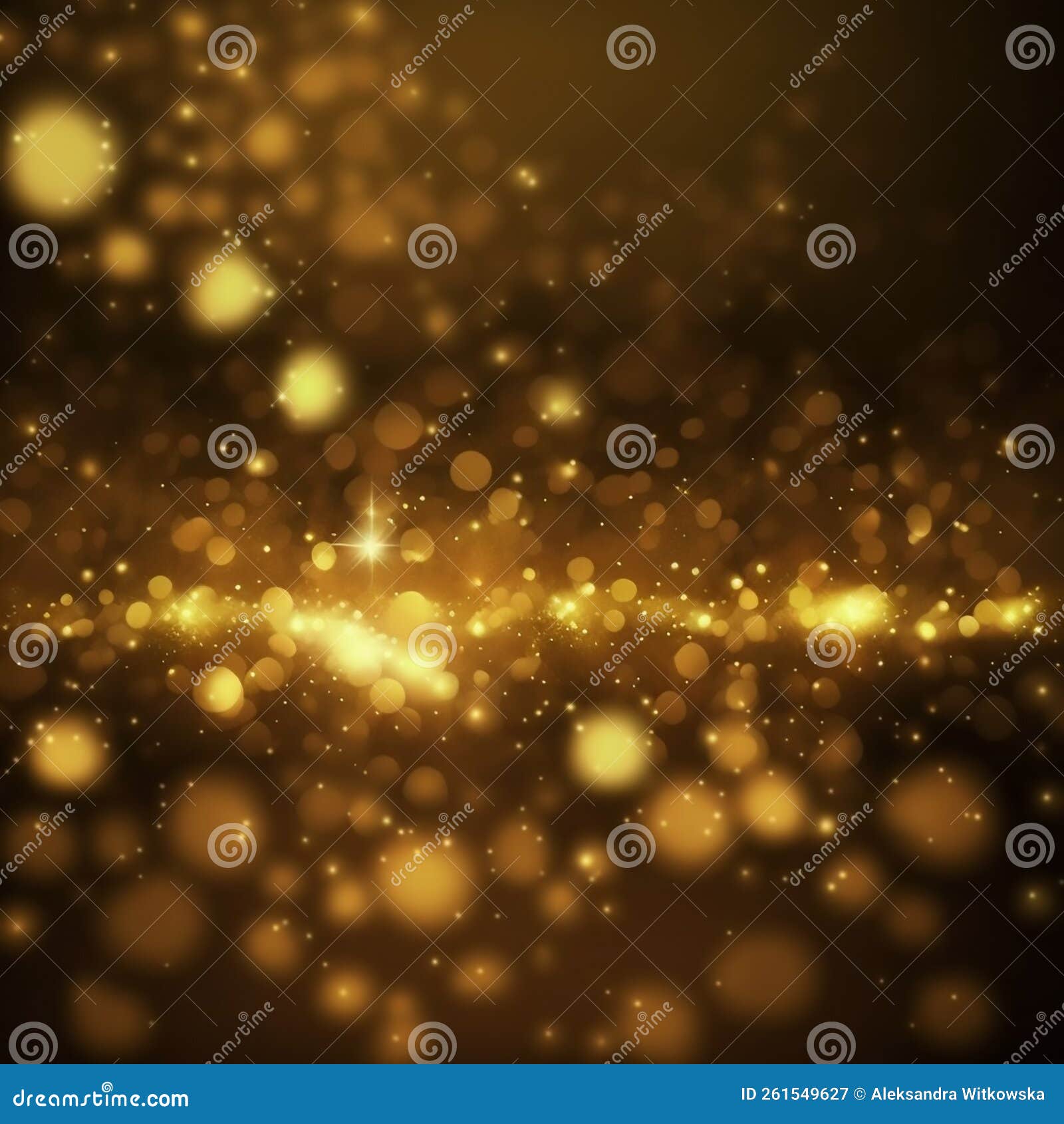 Wallpaper in Blurry, Shiny Golden Dots Stock Illustration ...