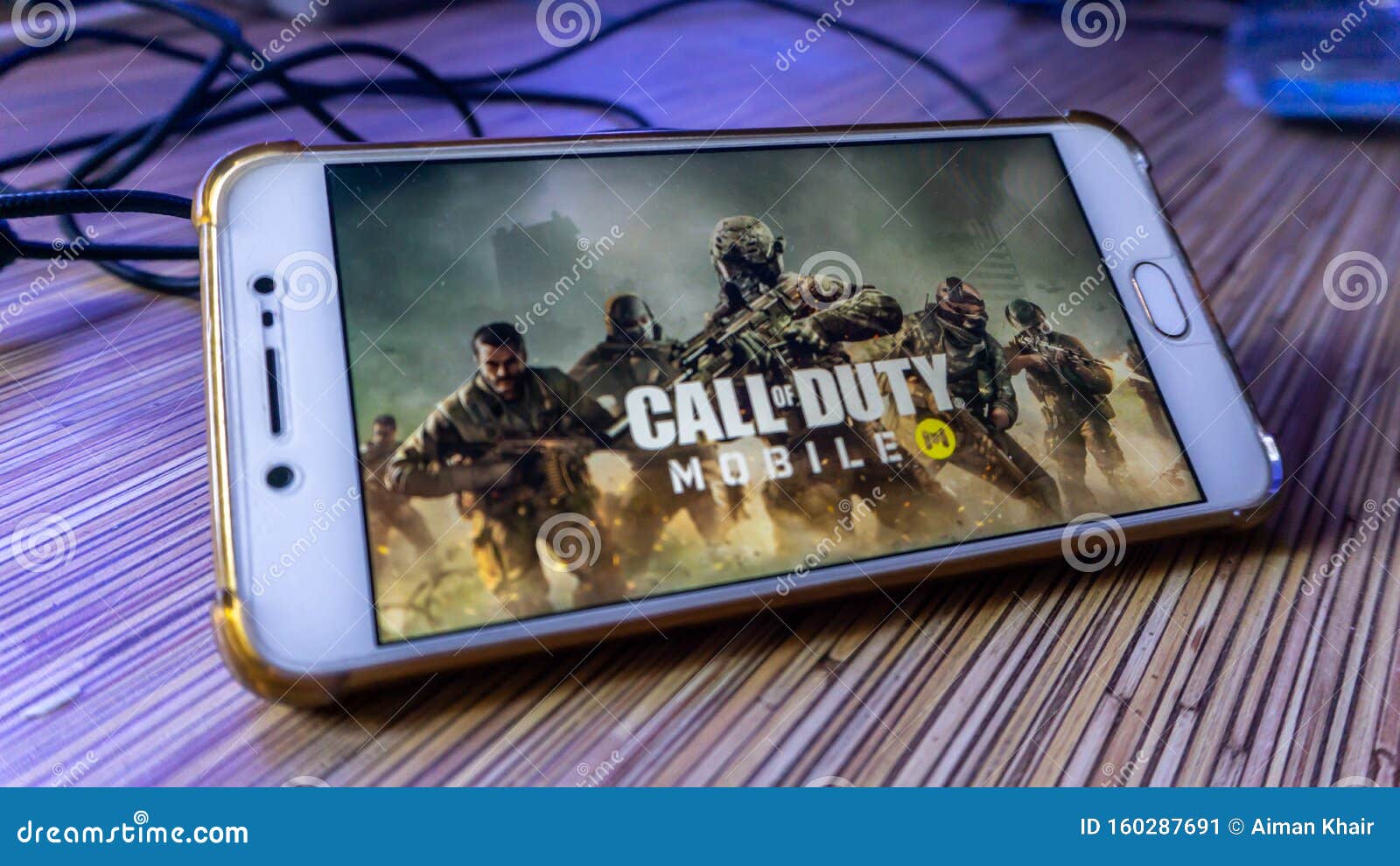 The Wallpaper of Call of Duty Mobile Version Game on a Smartphone Editorial  Photo - Image of interact, device: 160287691