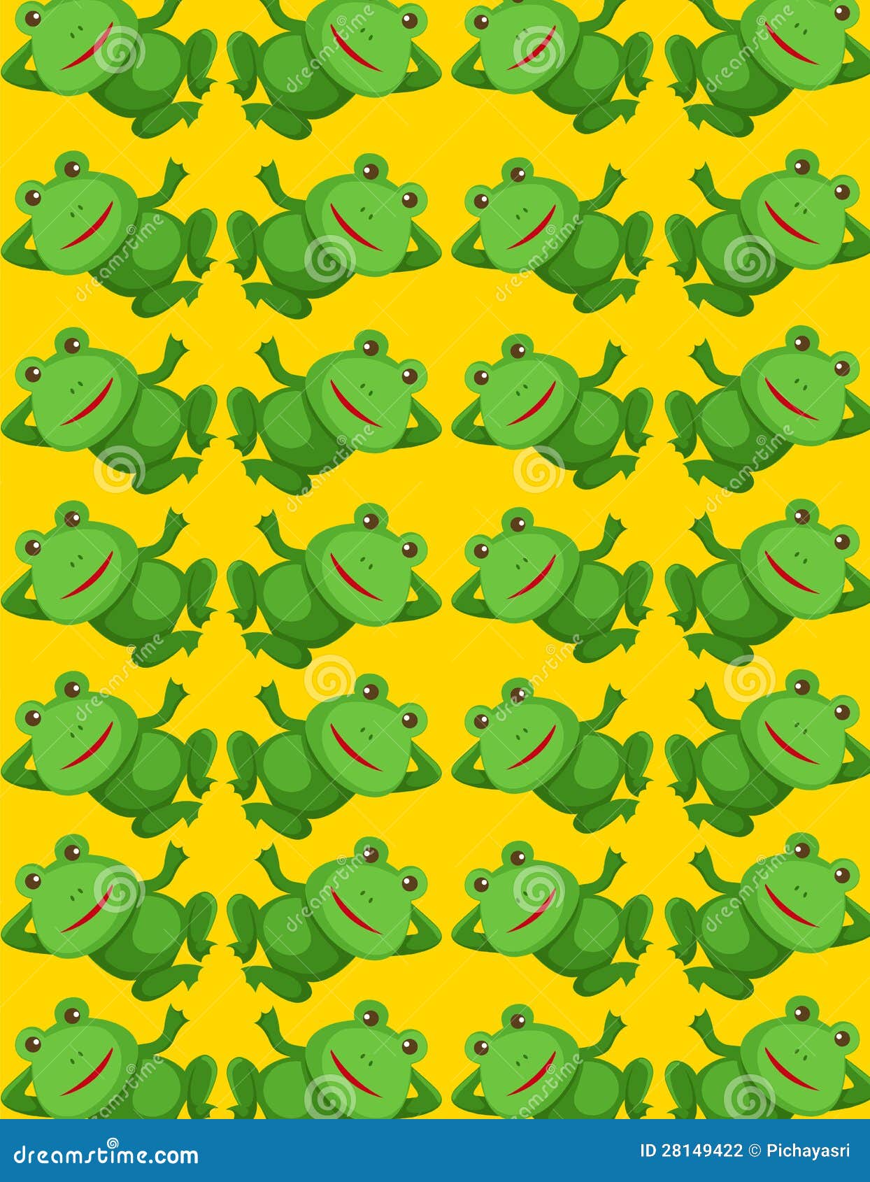 Wallpaper cute frog stock vector. Illustration of drawing - 28149422