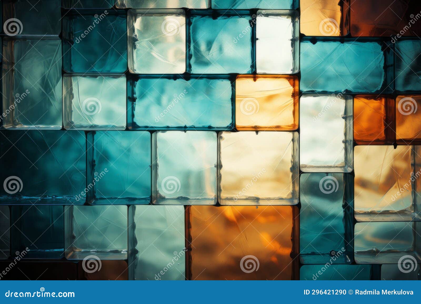 Wallpaper Featuring a Background Pattern Resembling Glass Wall Tiles