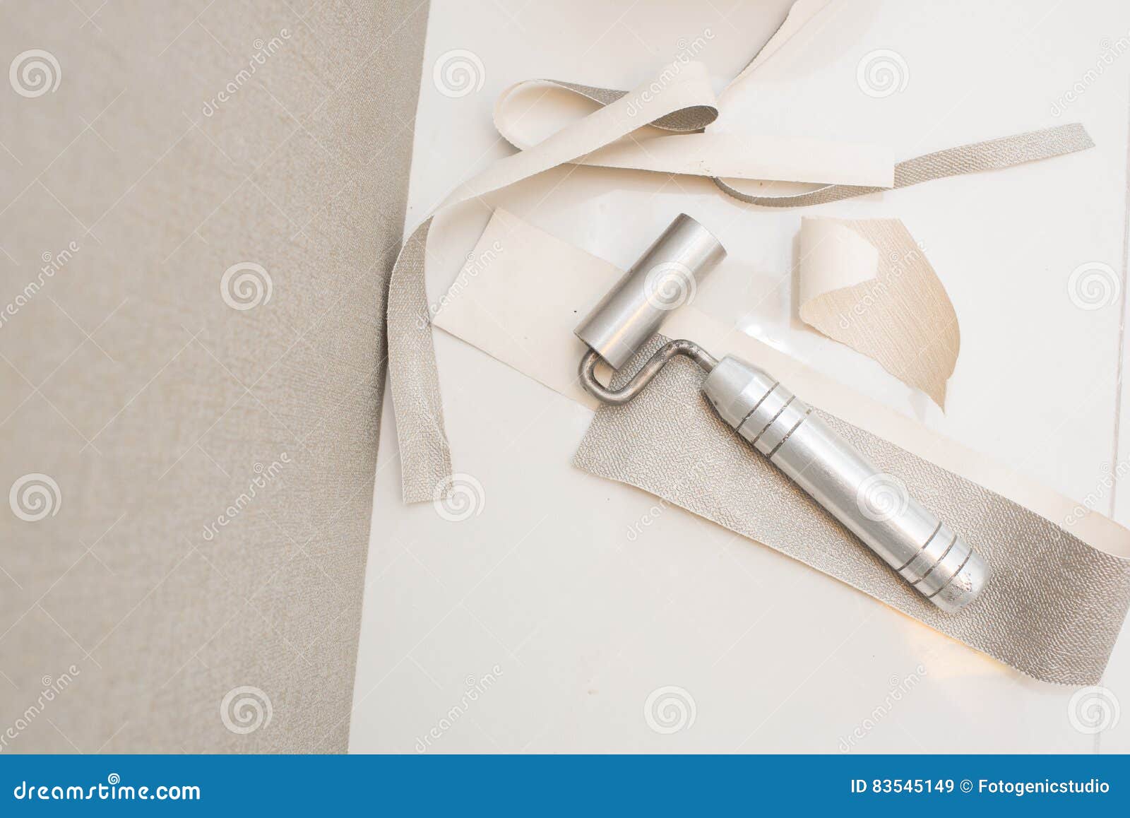 Wallpaper Installation Equipment Stock Image Image of pastel, paper