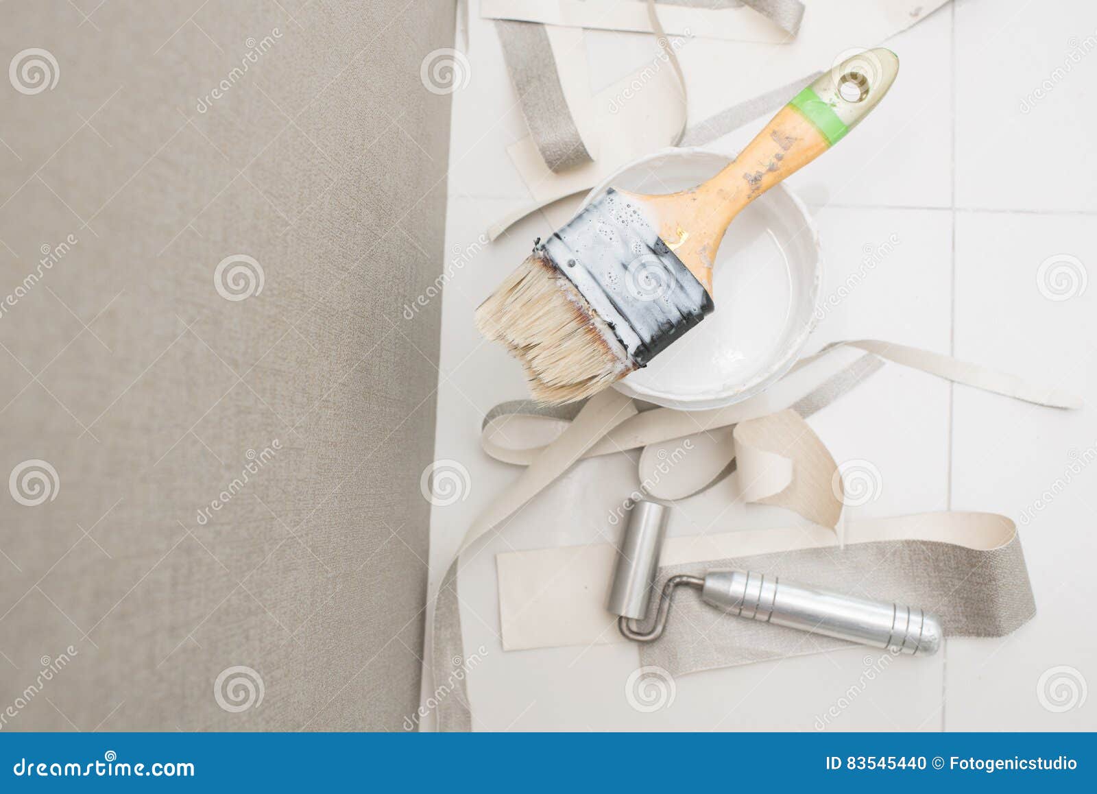 Wallpaper Installation Equipment Stock Photo Image of fitting, bright