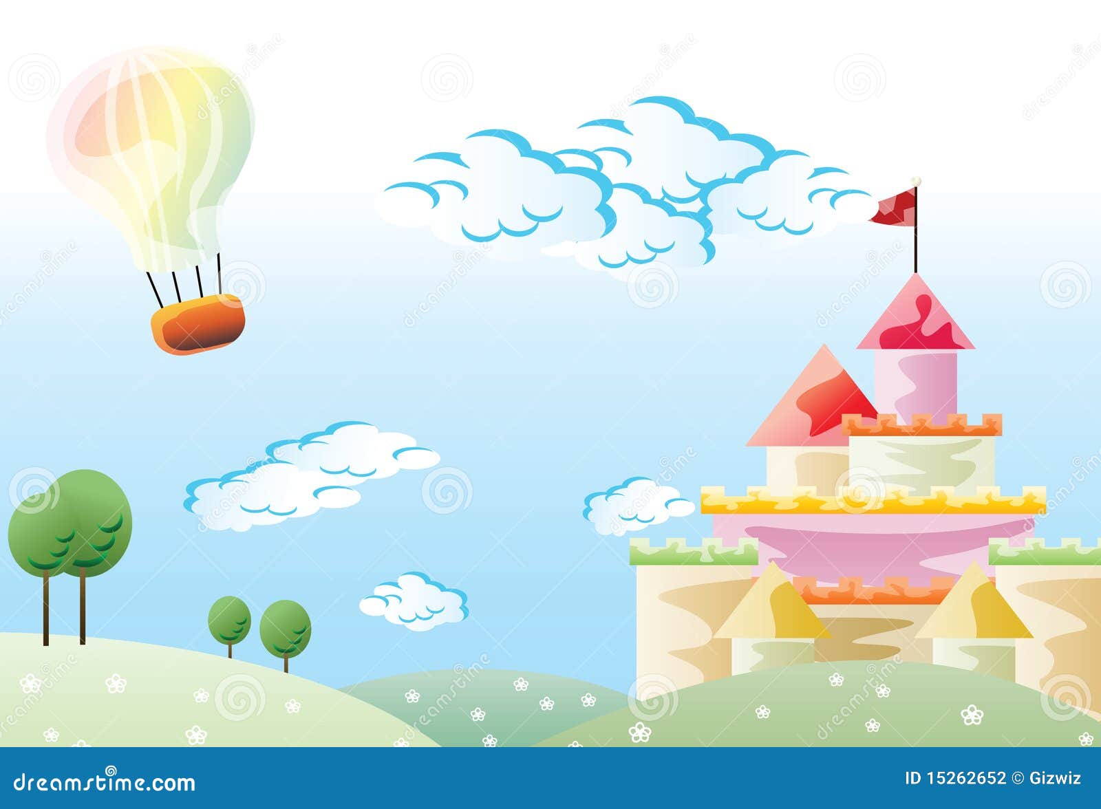 Wallpaper For Kindergarten Stock Vector Illustration Of Balloon