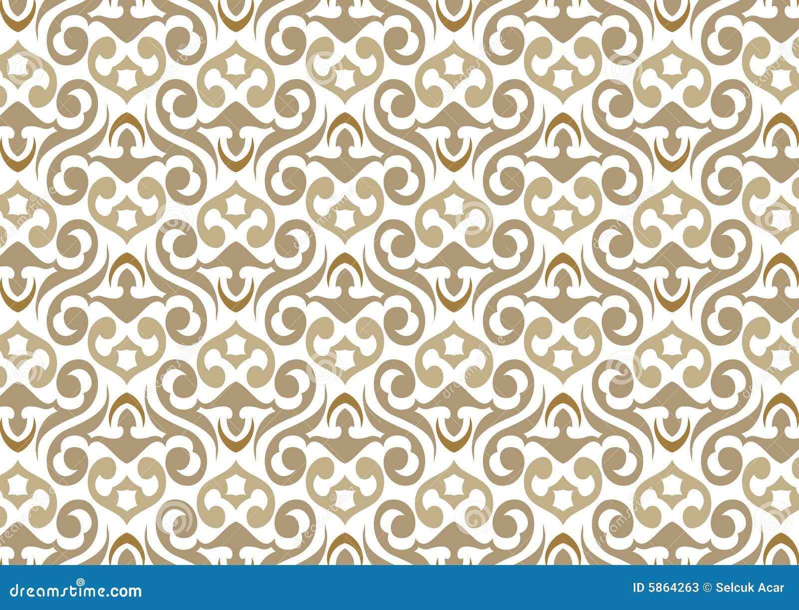 Wallpaper pattern stock vector. Illustration of curl, seamless - 5864263