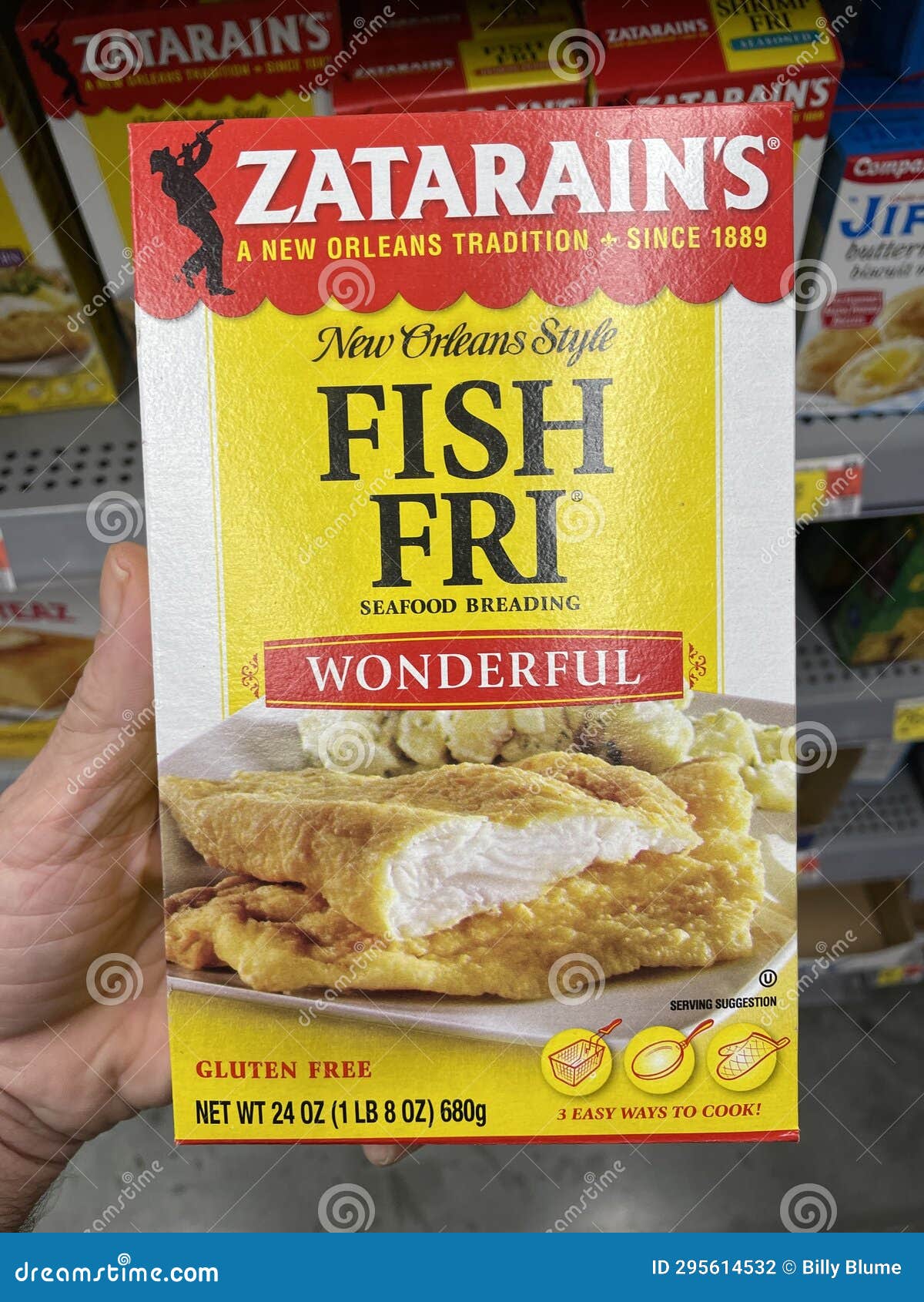 Walmart Grocery Store Zatarains Fish Fry Editorial Photography - Image