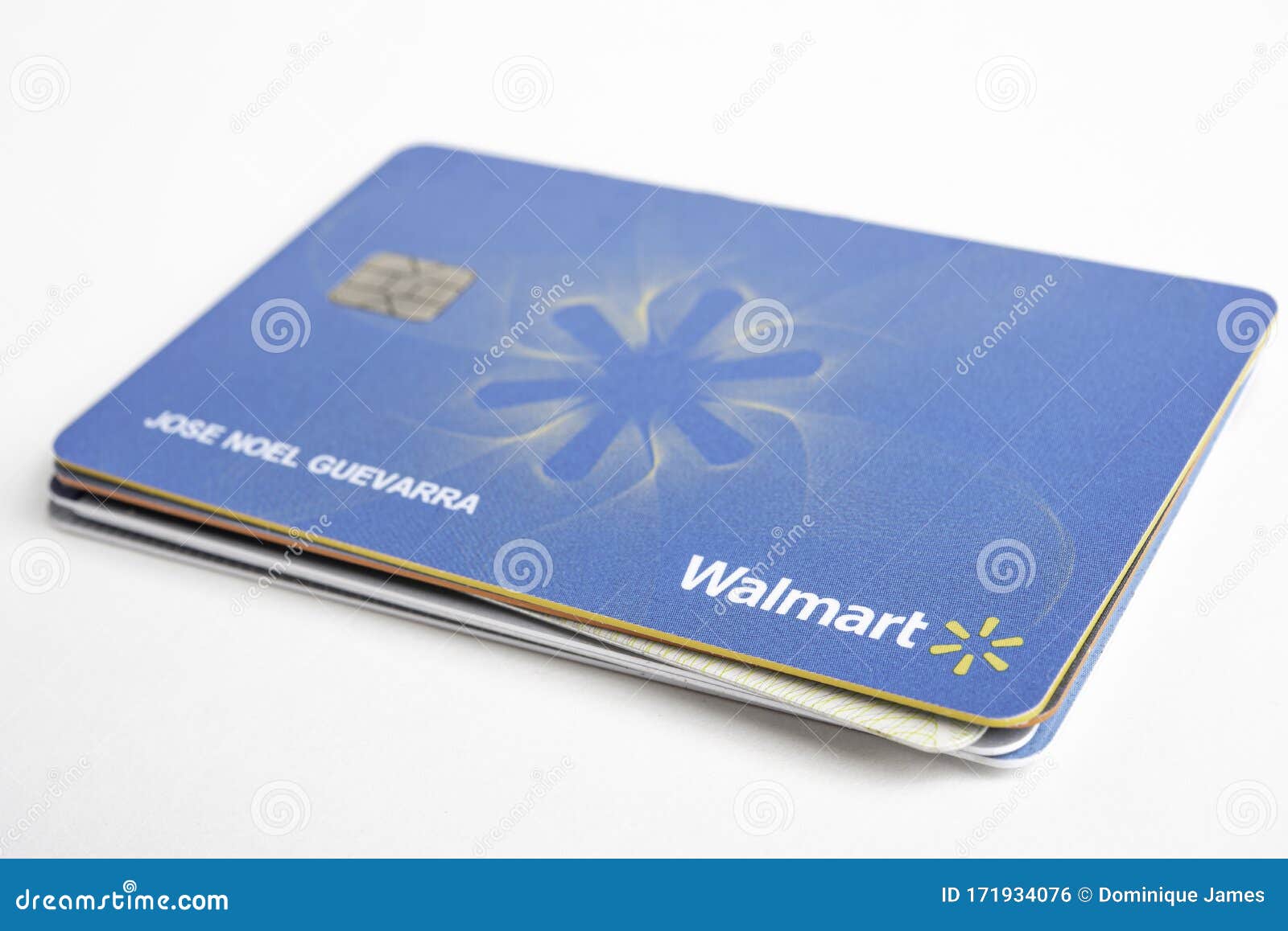 Walmart Store Credit Card editorial photo. Image of cashless - 171934076