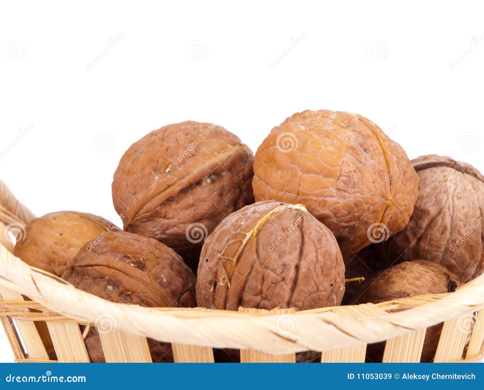 walnuts in a basket