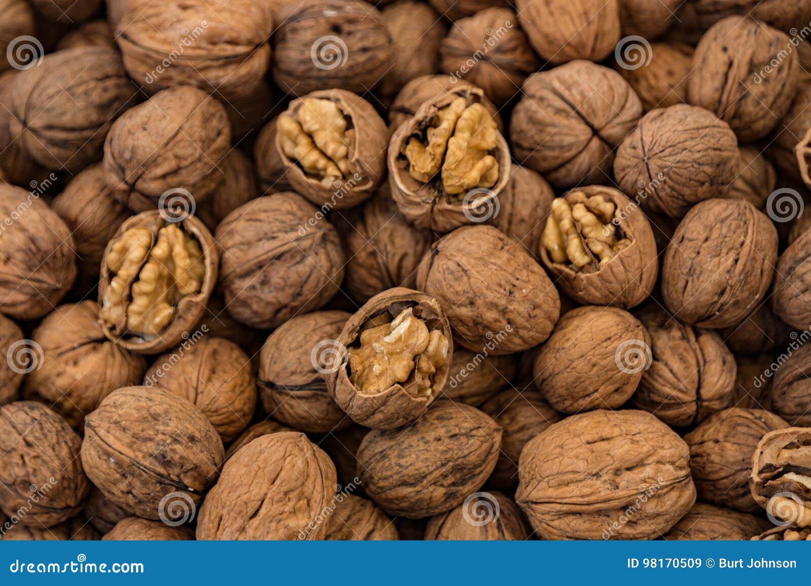 Walnuts for sale stock image. Image of dried, nature 98170509