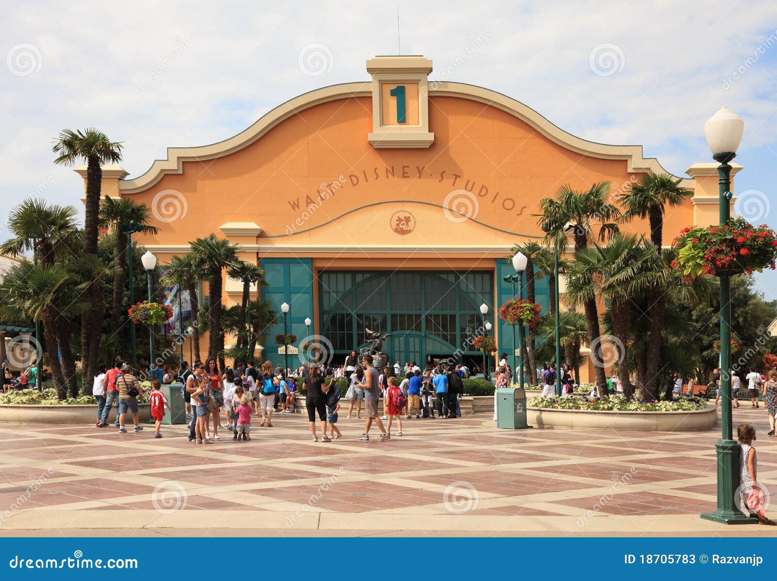 Walt Disney StudioParis photo stock éditorial. Image du architecture