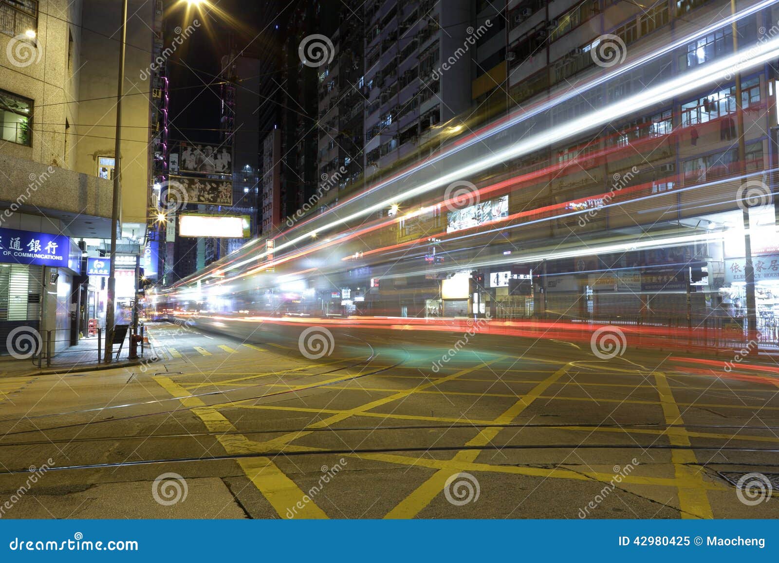 Wan chai night sight. Night sight of hong kong city