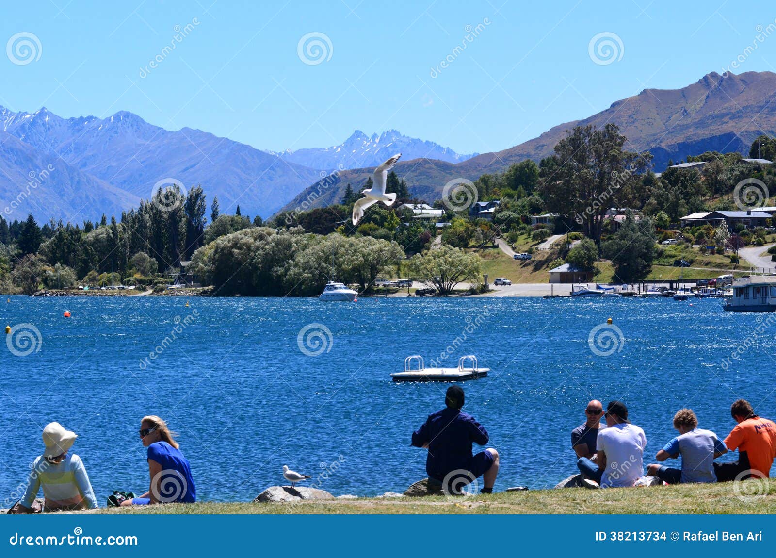 Wanaka New Zealand editorial stock image. Image of snow 38213734