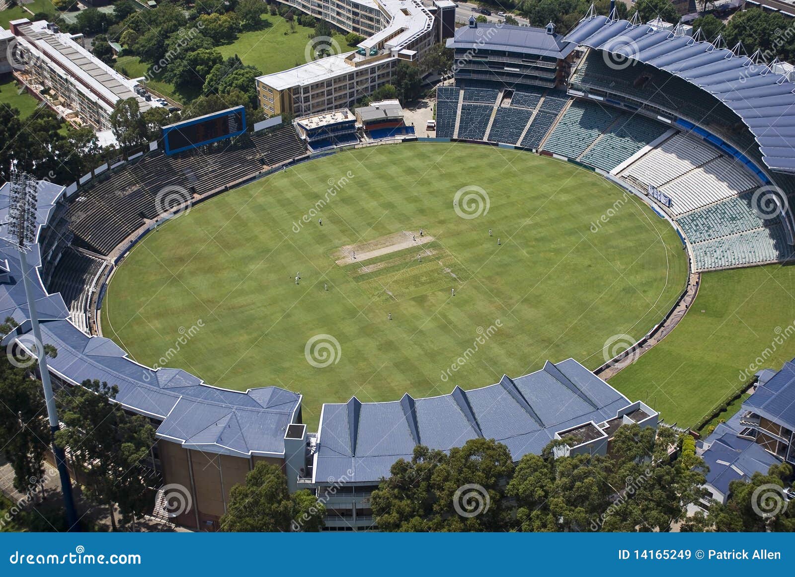 Wanderers Cricket Stadium Aerial View Stock Image Image Of Architecture Board 14165249