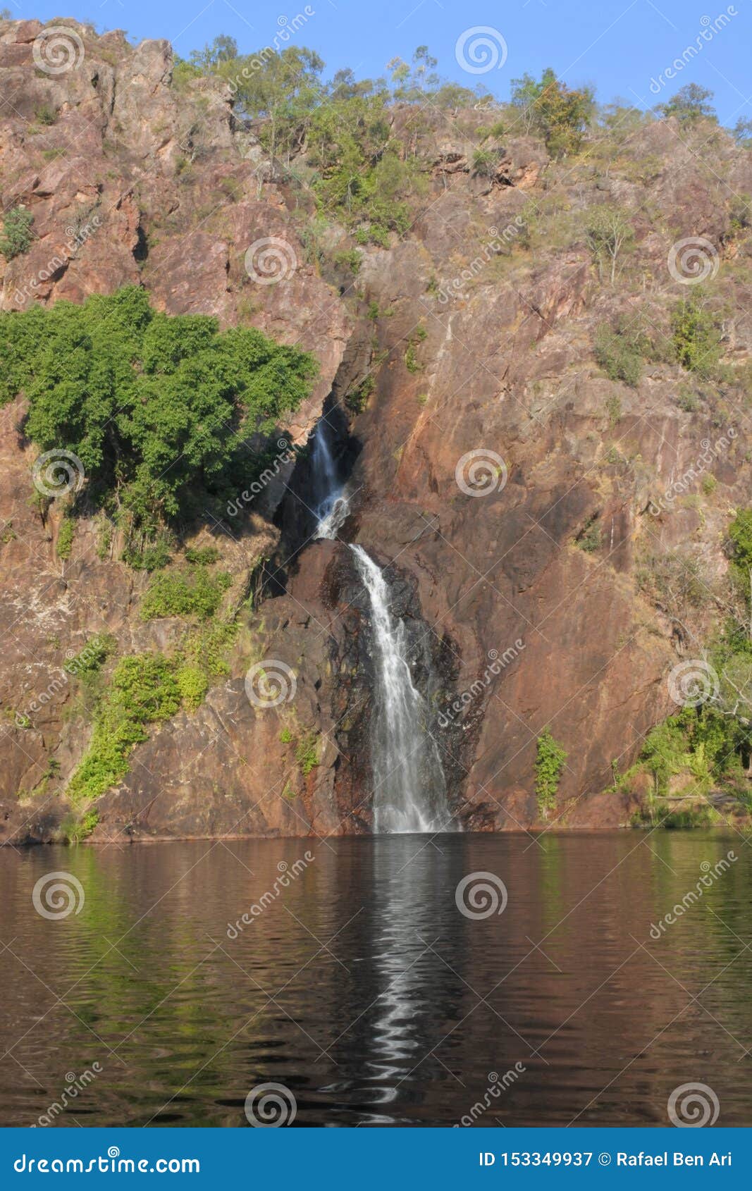 wangi falls in litchfield national park northern territory australia