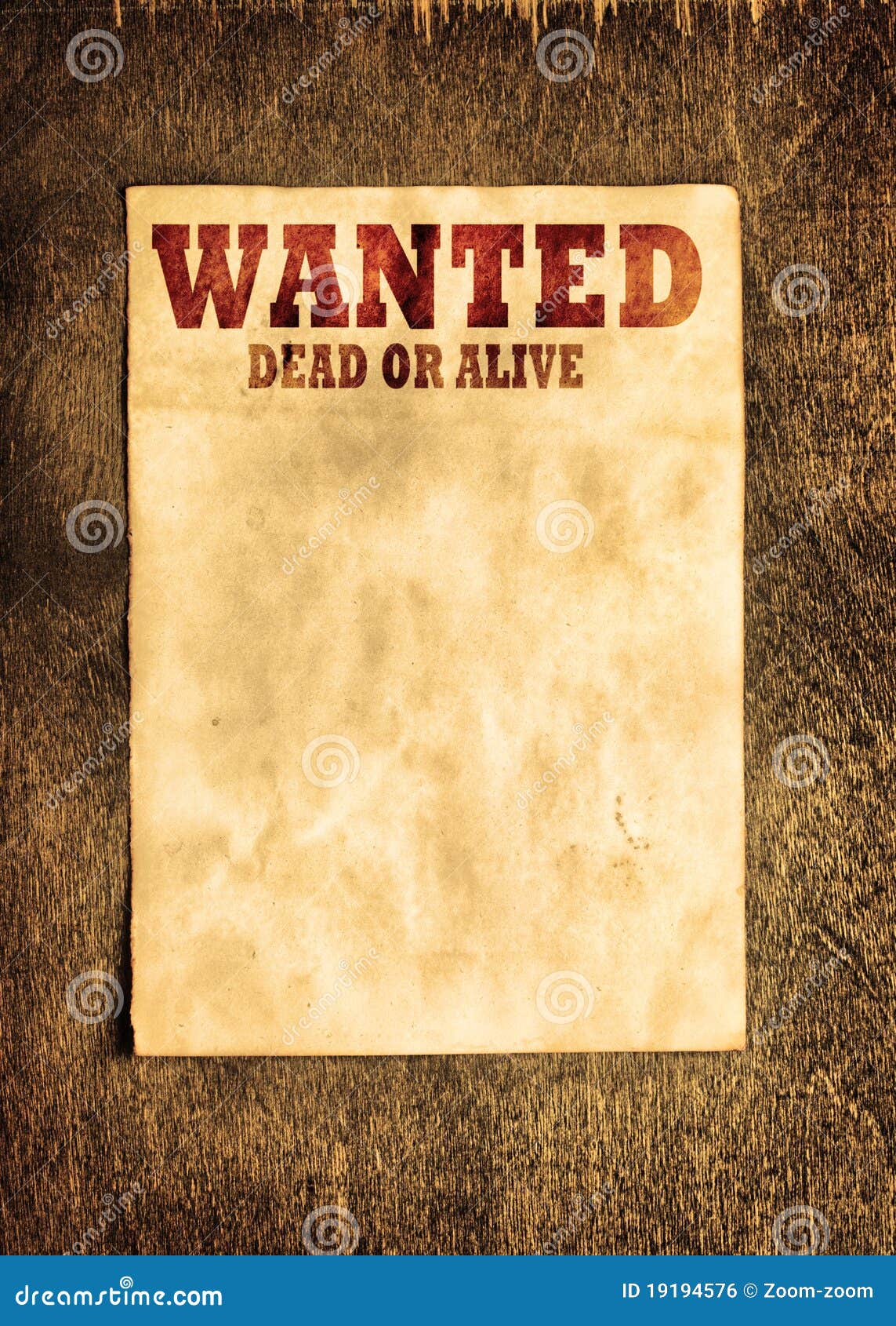 Wanted poster stock photo. Image of border, notice, antique - 19194576