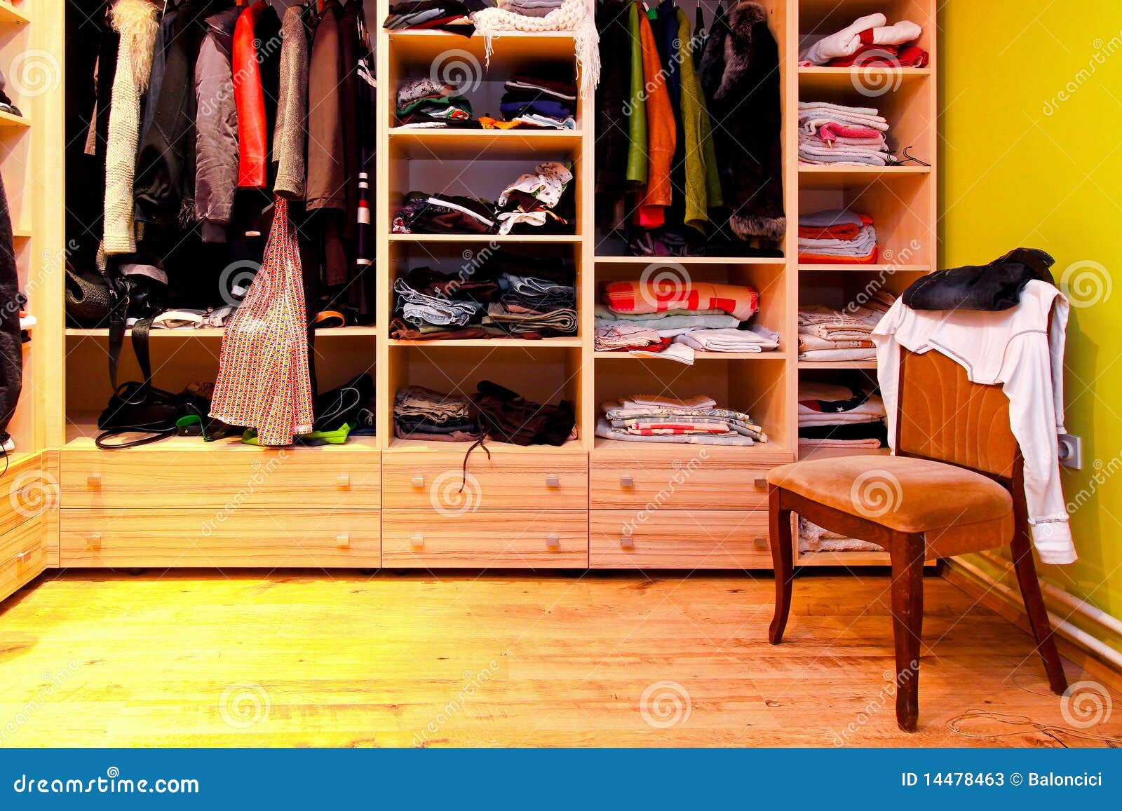 Wardrobe chair stock image. Image of clothes, decorating 14478463