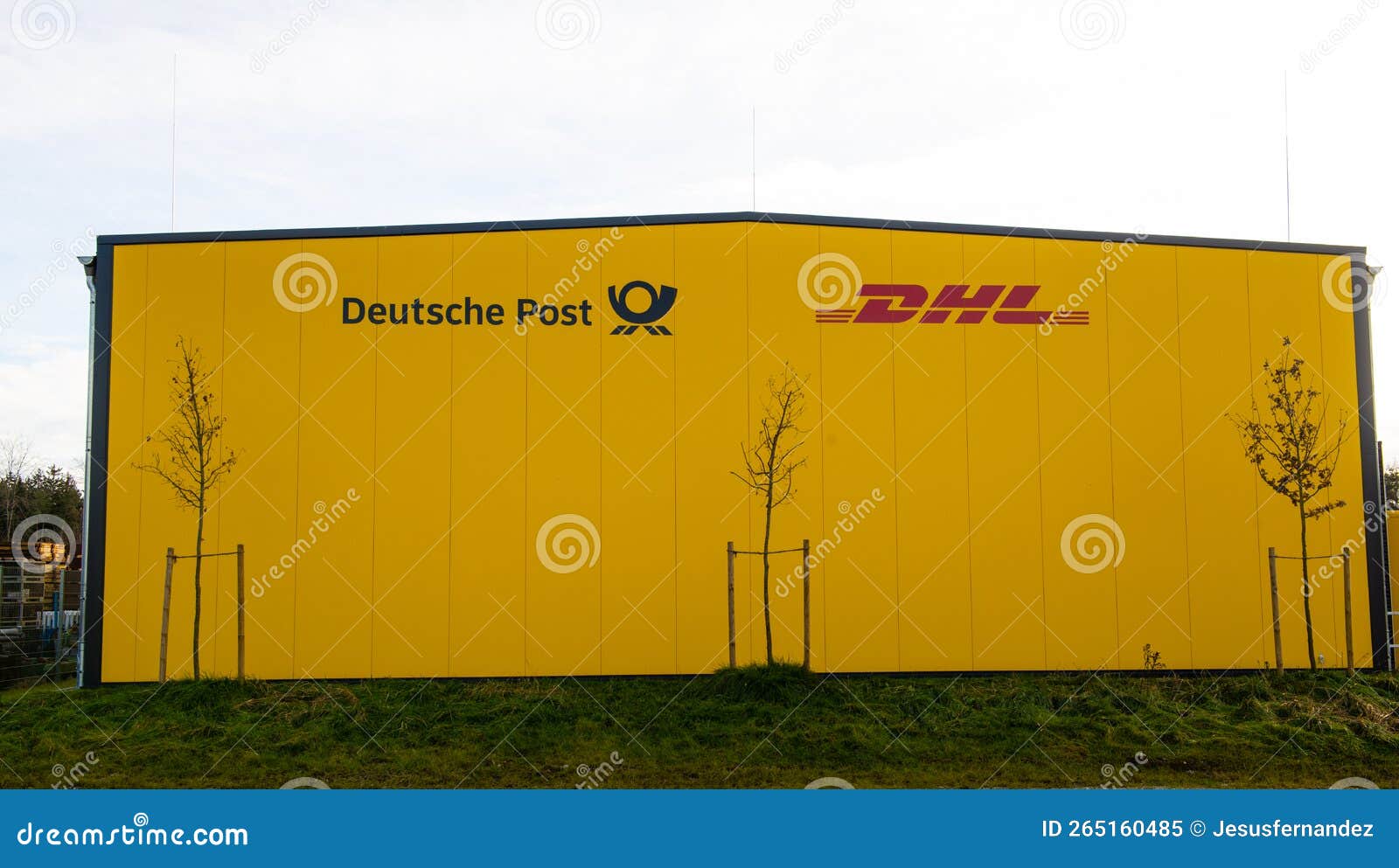 Side View of Warehouse in Germany Editorial Image - Image of factory ...