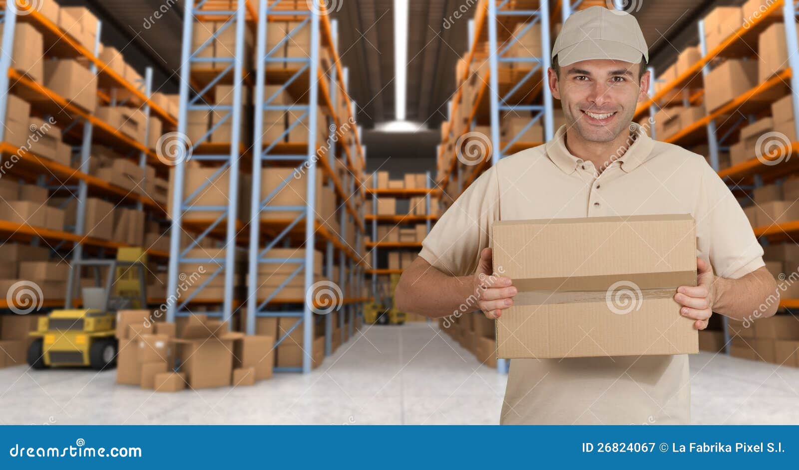 Warehouse delivery e stock image. Image of merchandise 26824067