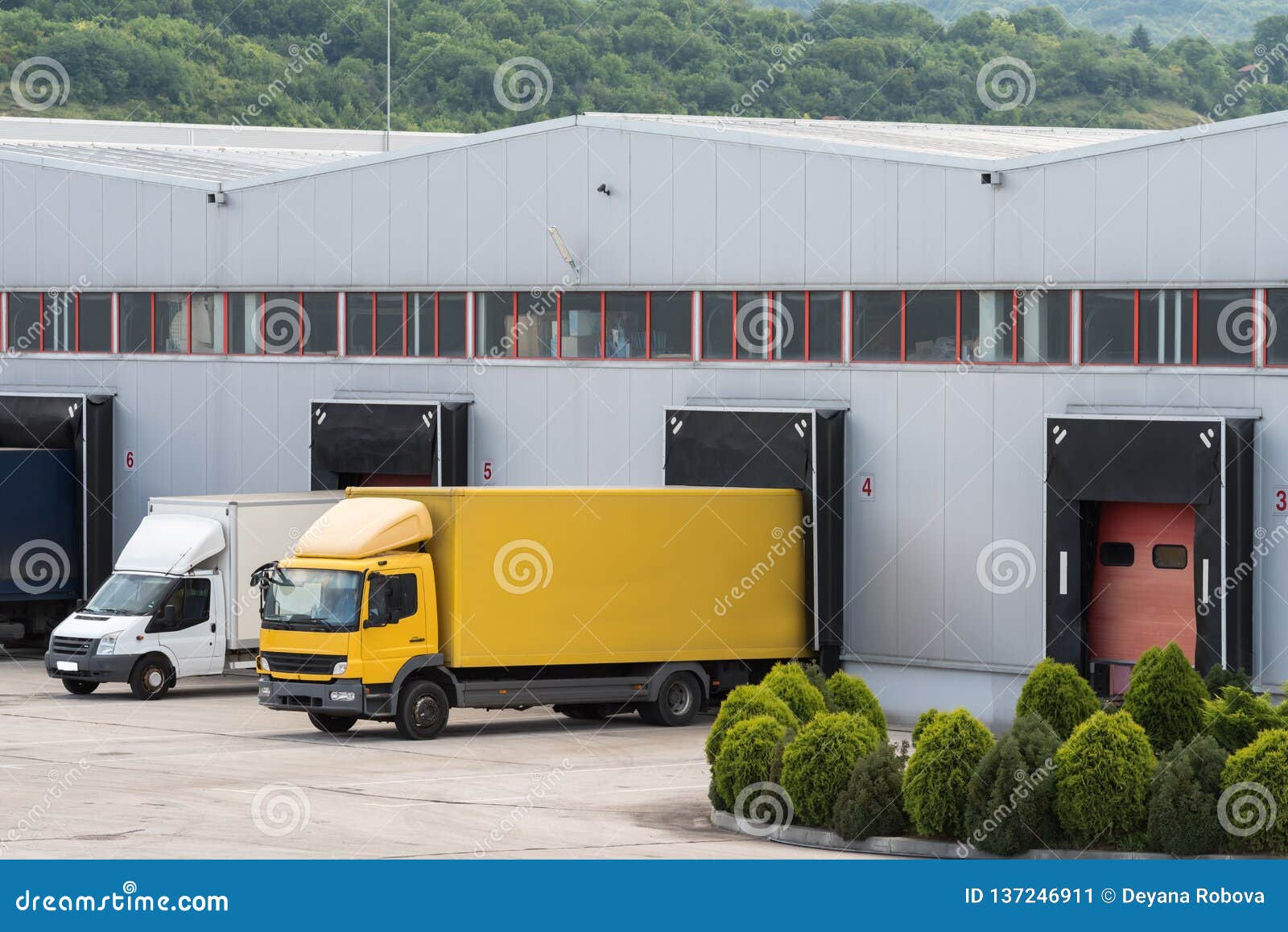 Warehouse Distribution Center. Stock Image Image of delivery