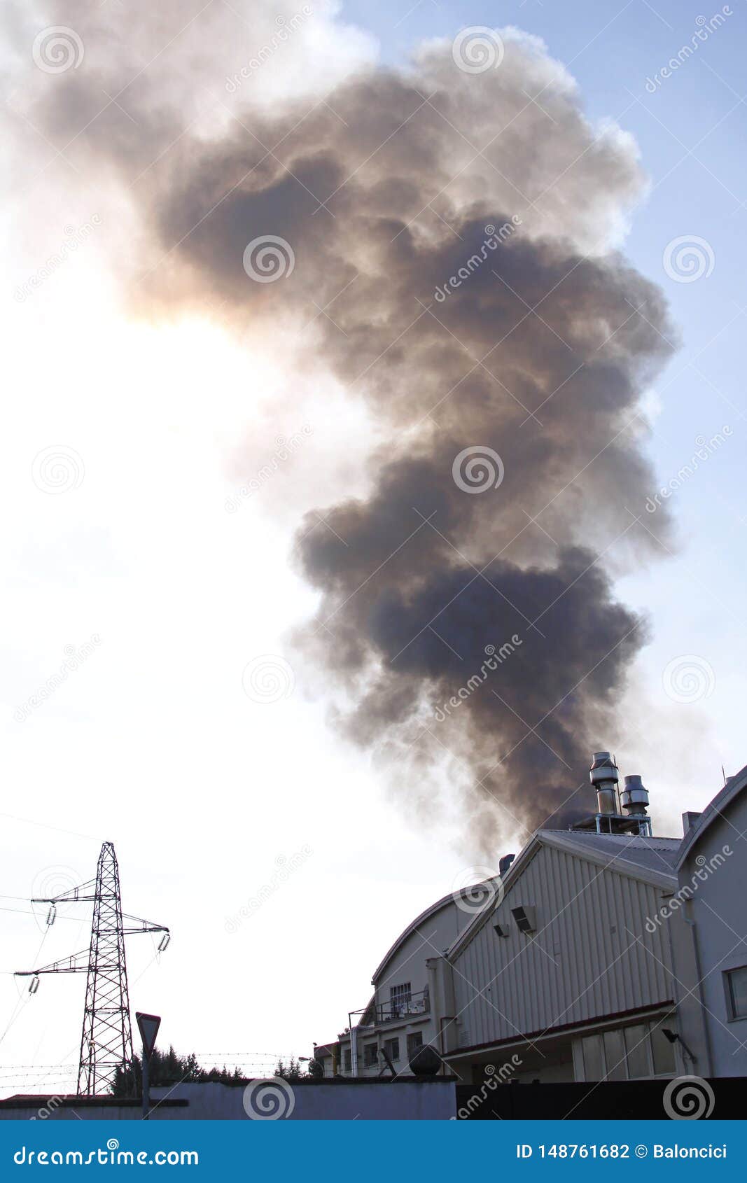 Warehouse Fire stock photo. Image of rome, europe, warehouse 148761682