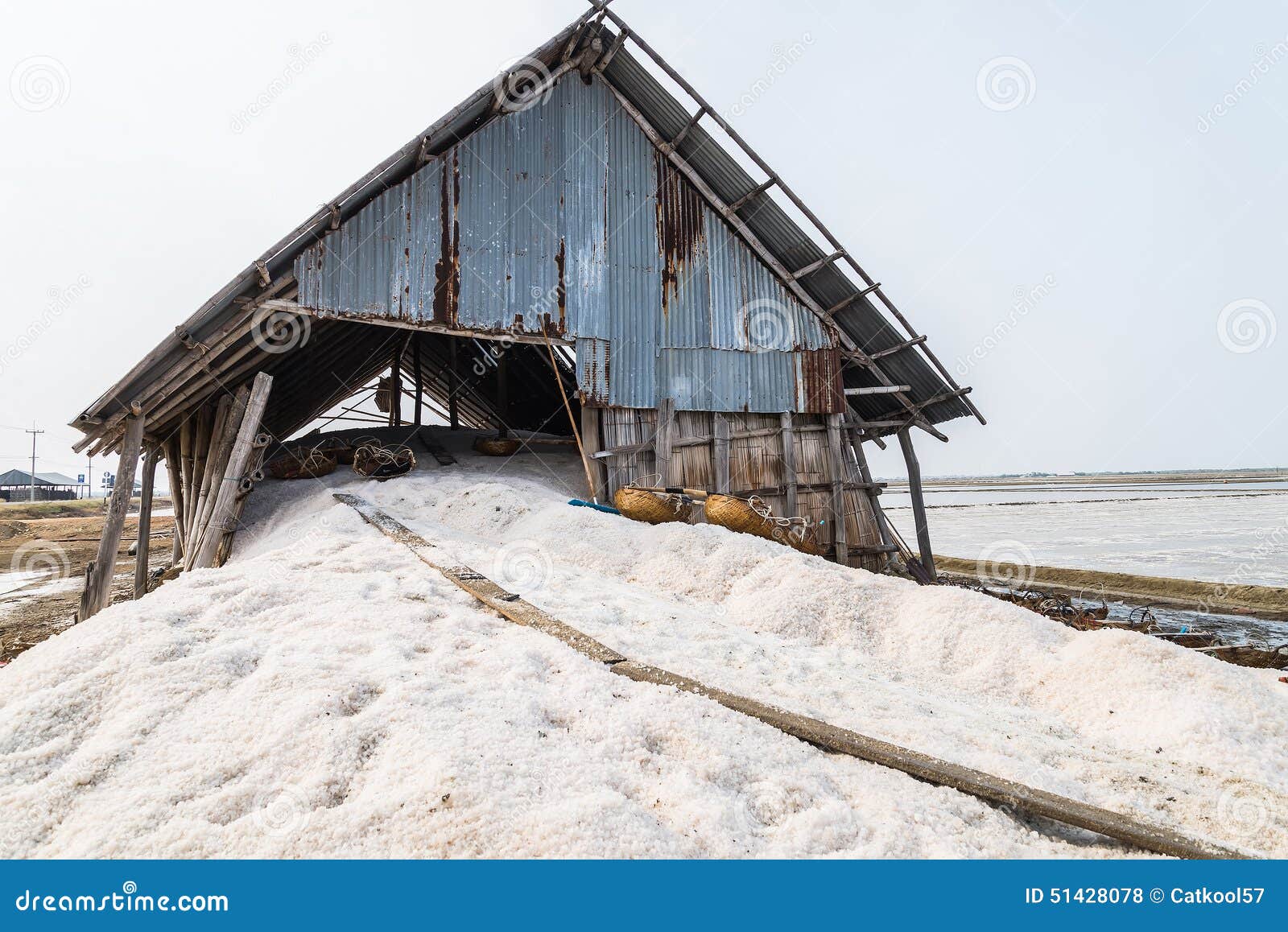 Warehouse for salt store stock photo. Image of salt, texture 51428078