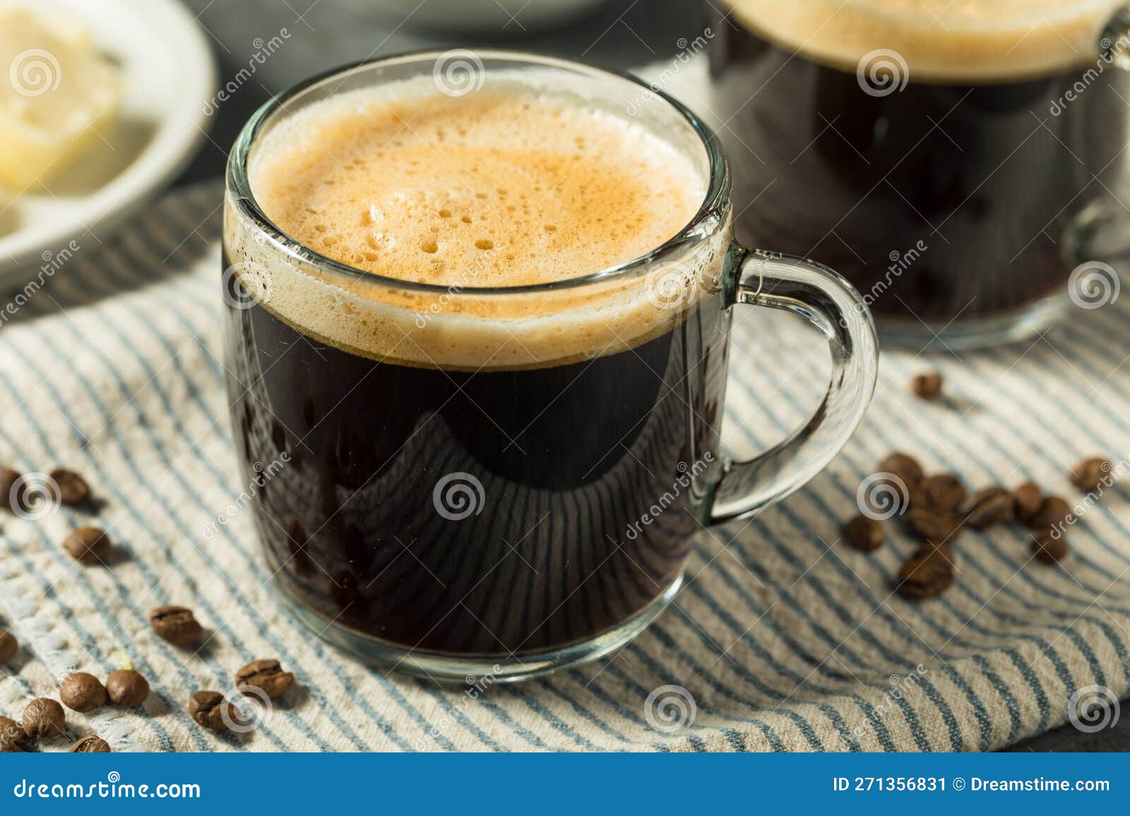Warm Bulletproof Butter Coffee Stock Image Image of caffeine, coconut
