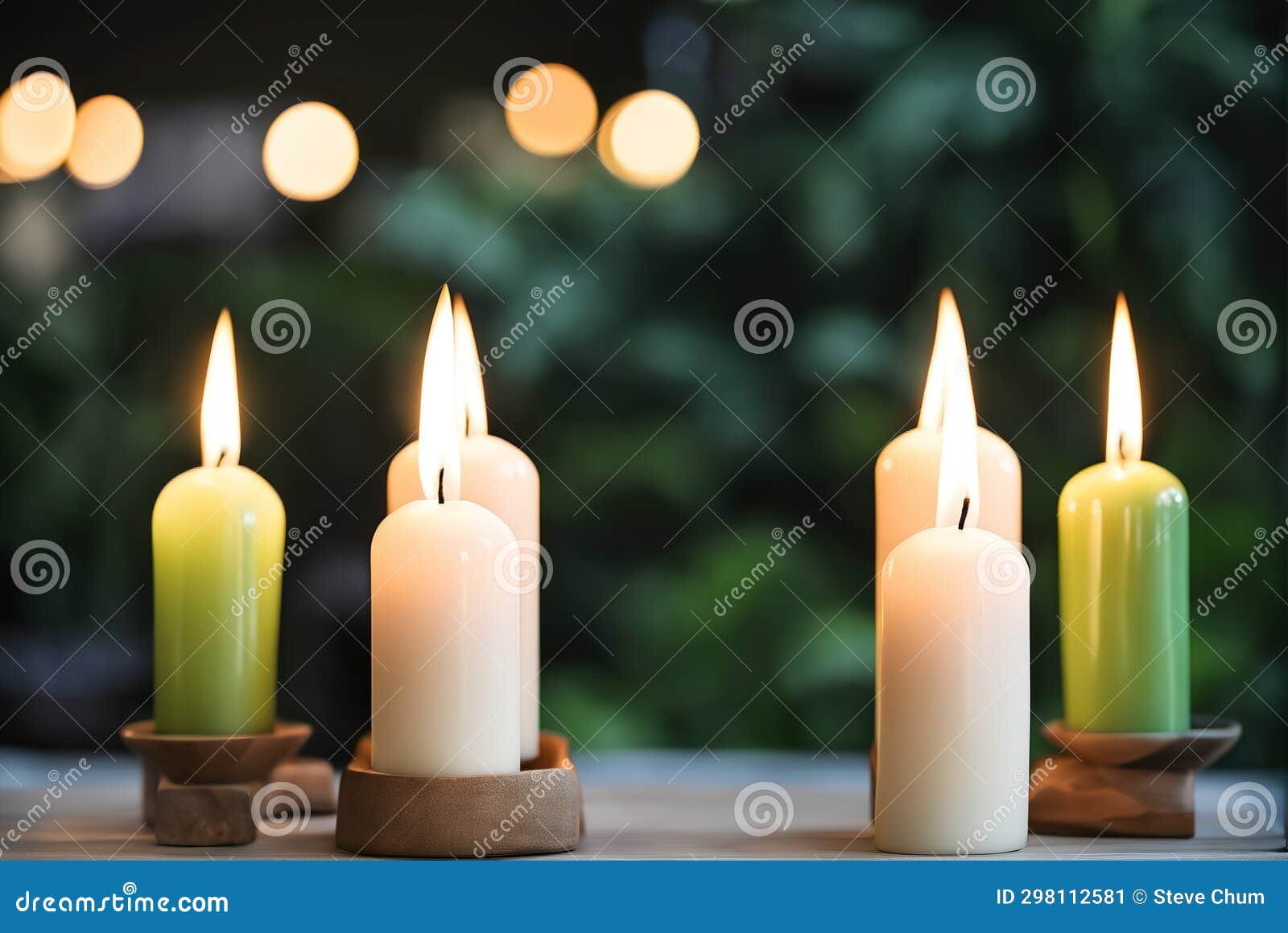Warm Home Interior Scented Candles Stock Image Image of decoration